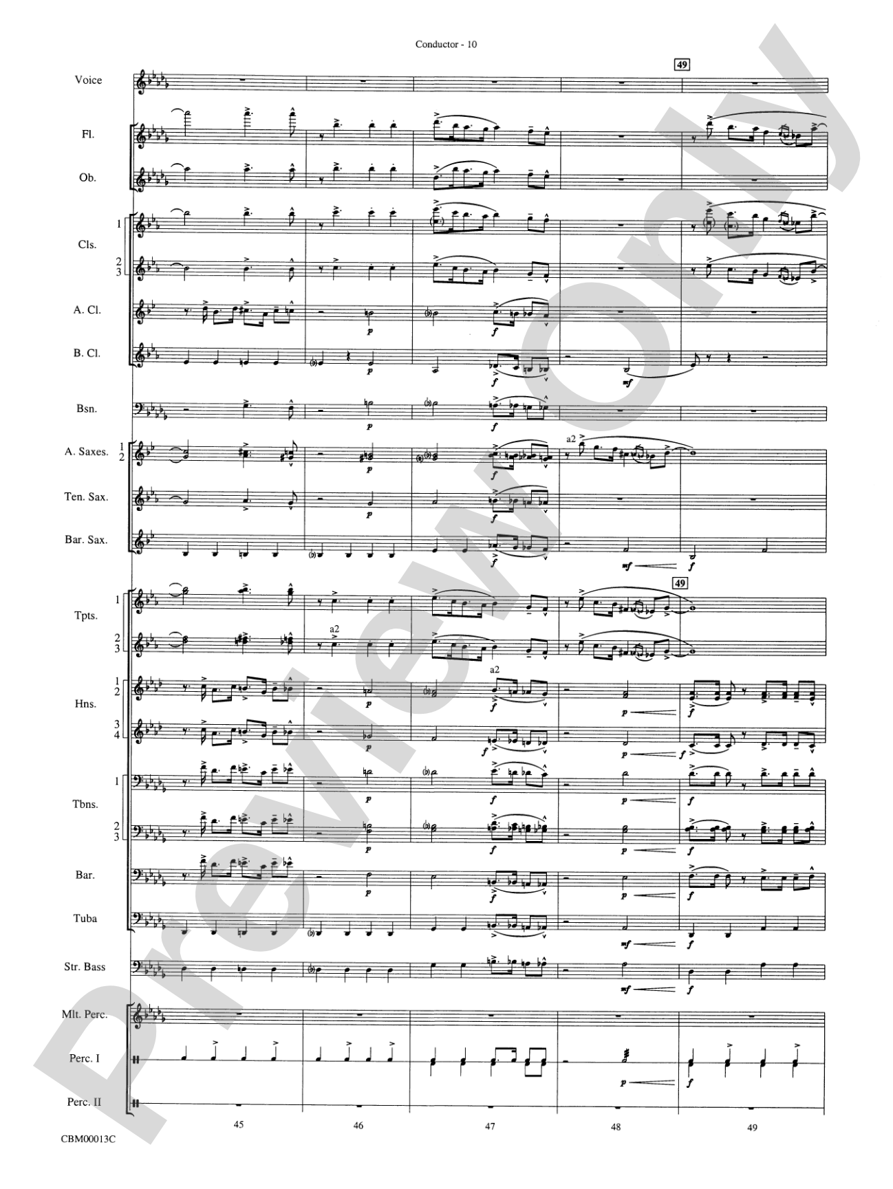 They Can't Take That Away from Me: Concert Band Conductor Score & Parts