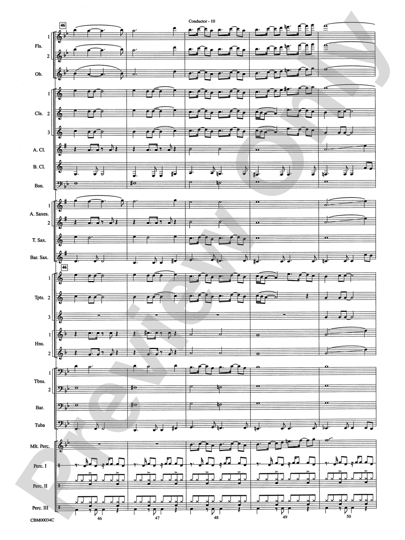 Dancing Queen: Concert Band Conductor Score & Parts
