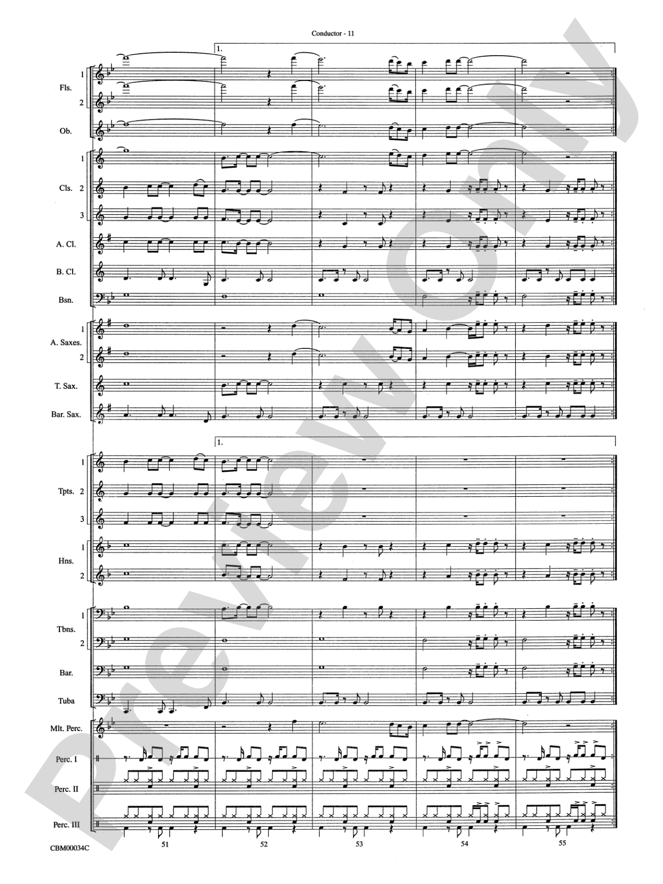 Dancing Queen: Concert Band Conductor Score & Parts