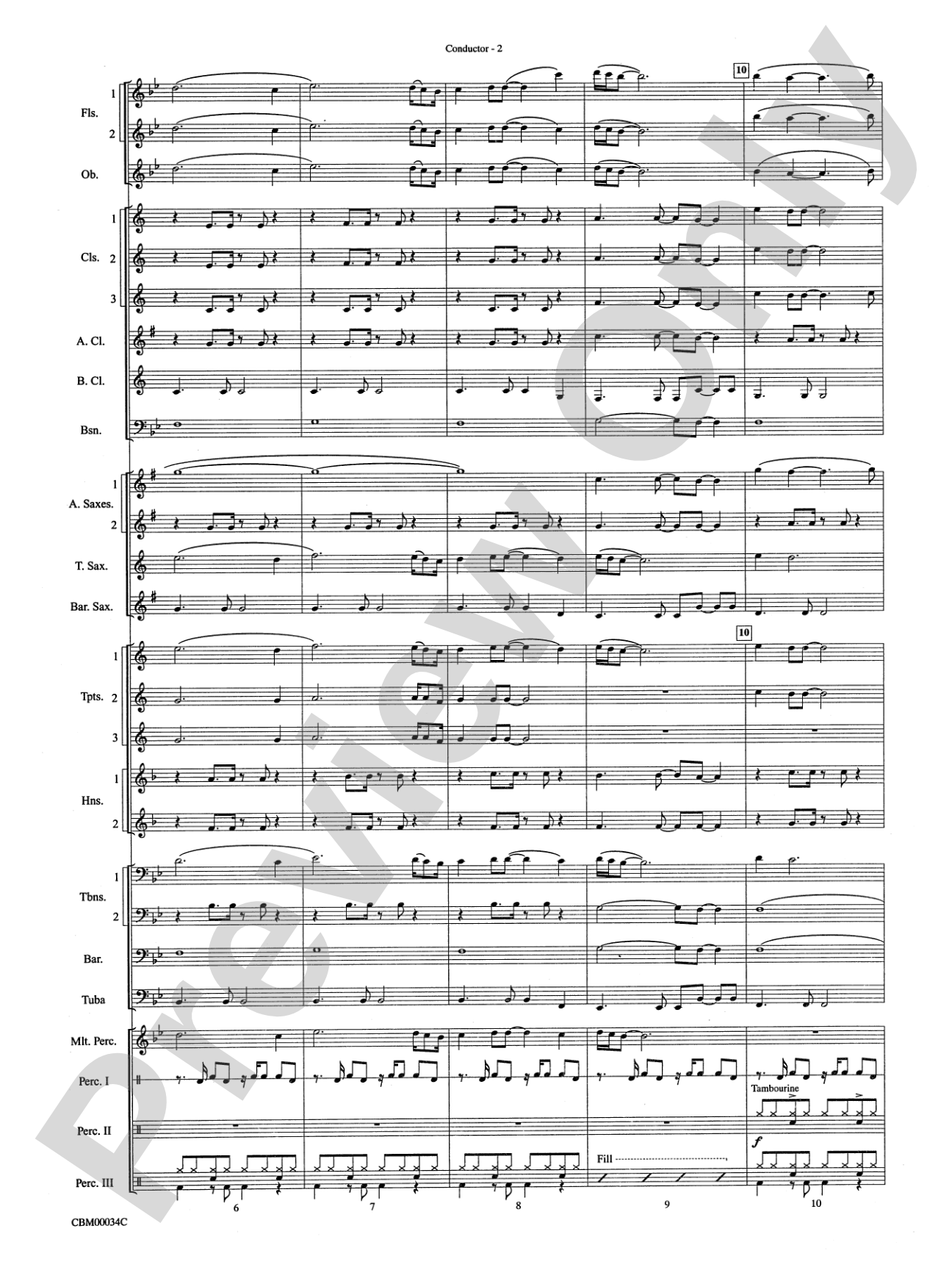 Dancing Queen: Concert Band Conductor Score & Parts