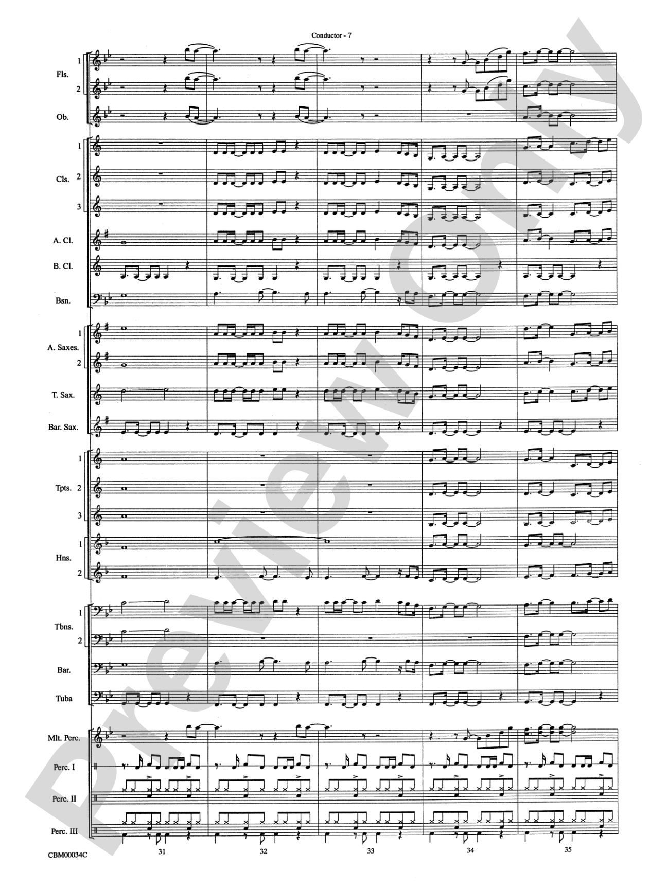 Dancing Queen: Concert Band Conductor Score & Parts