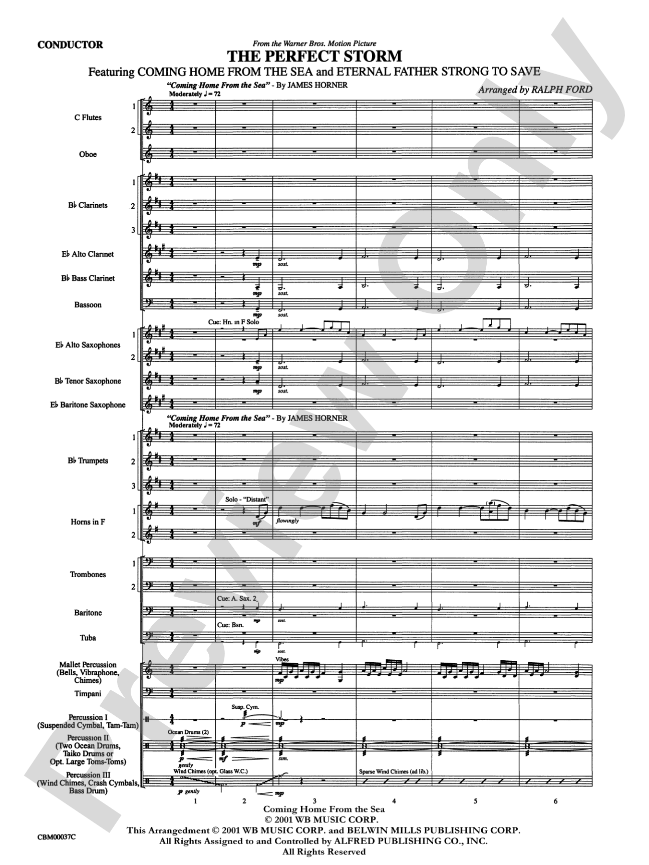 The Perfect Storm (from the Warner Bros. Motion Picture): Score