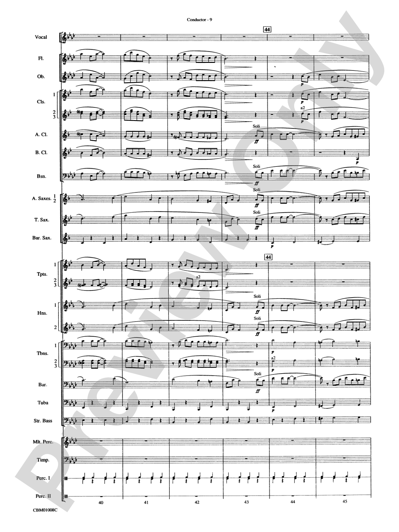 Star Dust: Concert Band Conductor Score & Parts