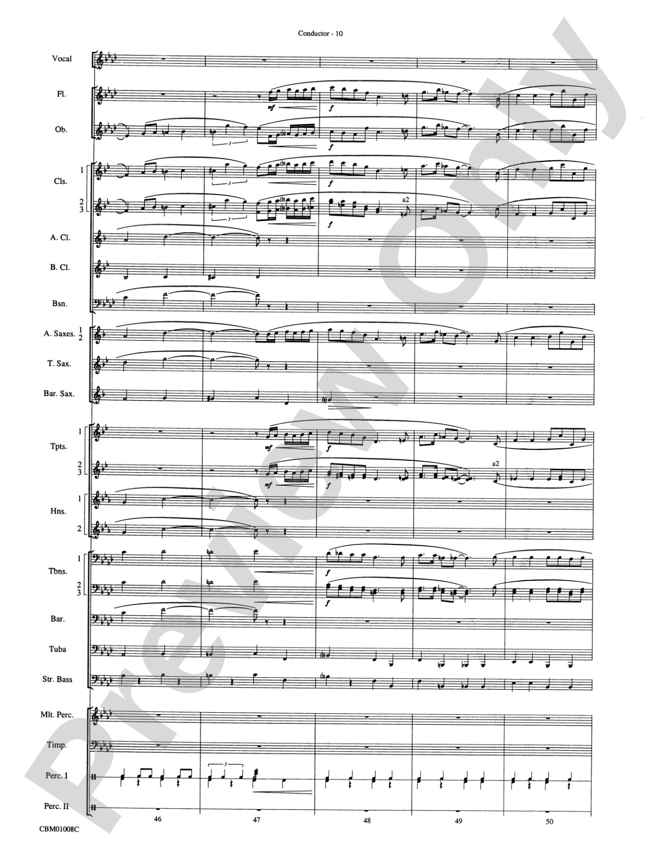 Star Dust: Concert Band Conductor Score & Parts