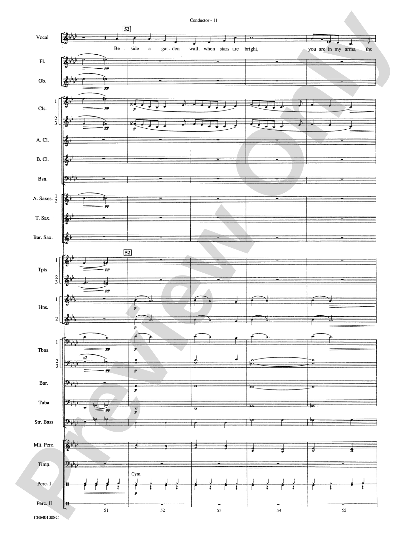 Star Dust: Concert Band Conductor Score & Parts