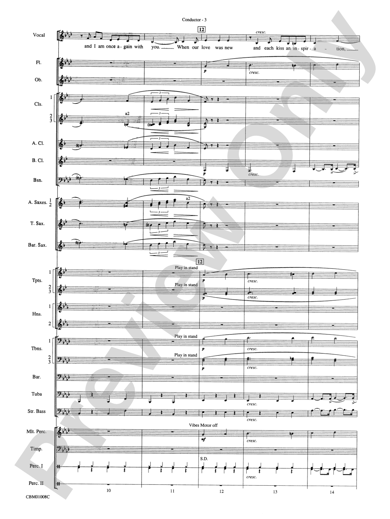 Star Dust: Concert Band Conductor Score & Parts