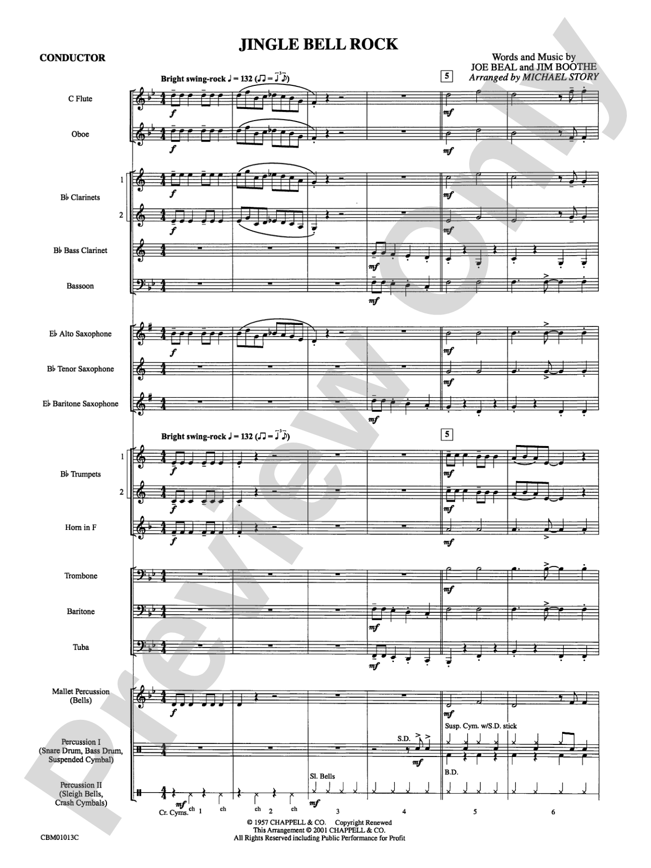 Jingle Bell Rock: Score