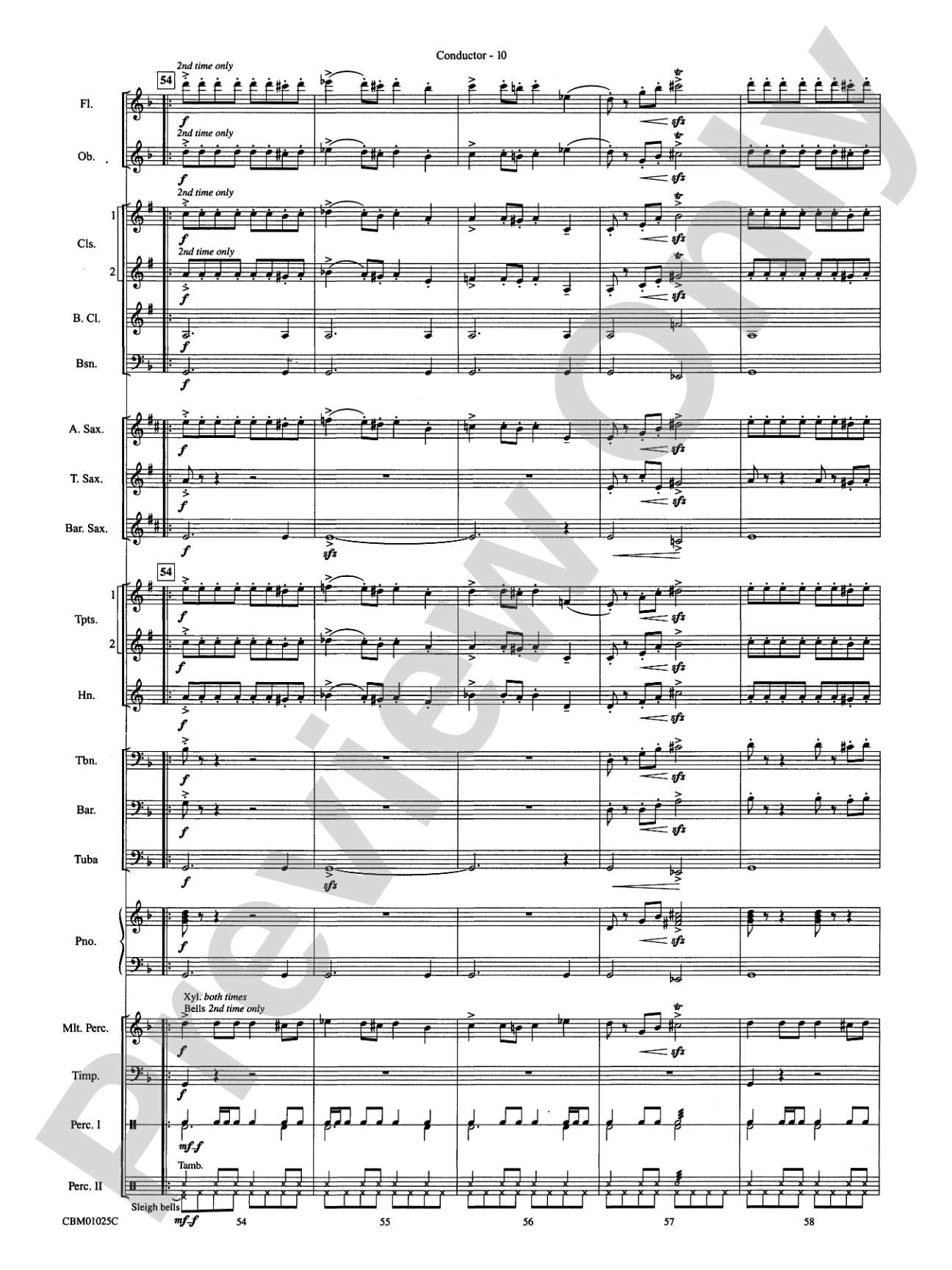 Hedwig's Theme (from Harry Potter): Concert Band Conductor Score & Parts