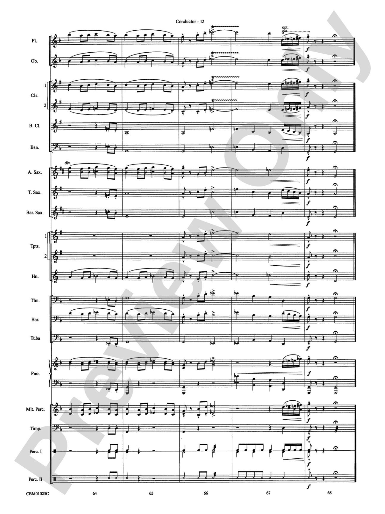 Hedwig's Theme (from Harry Potter): Concert Band Conductor Score & Parts