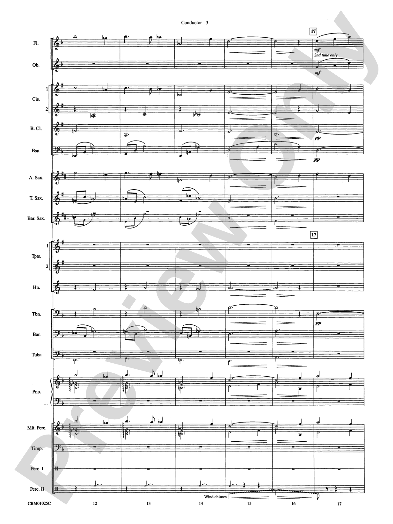 Hedwig's Theme (from Harry Potter): Concert Band Conductor Score & Parts