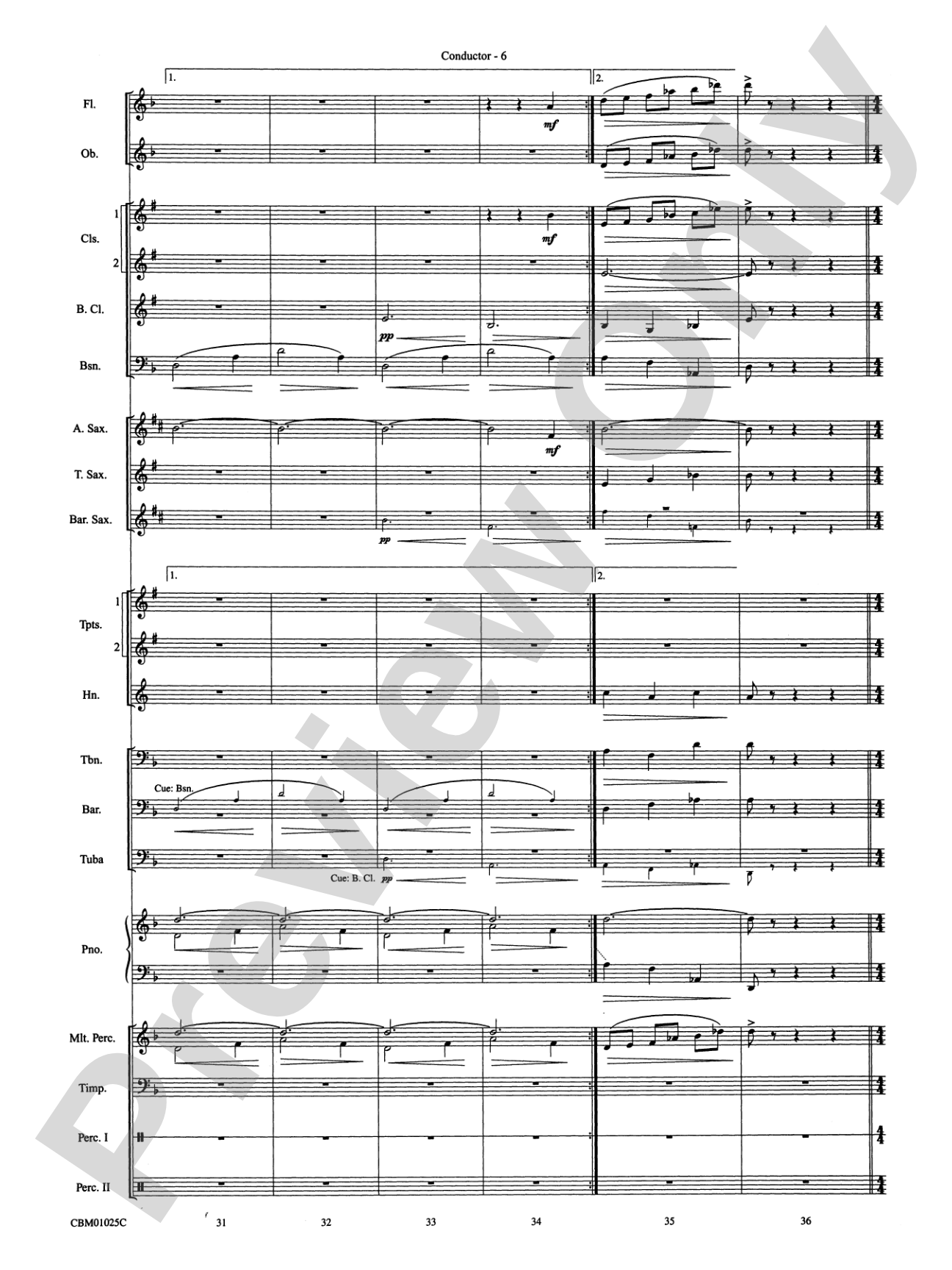 Hedwig's Theme (from Harry Potter): Concert Band Conductor Score & Parts