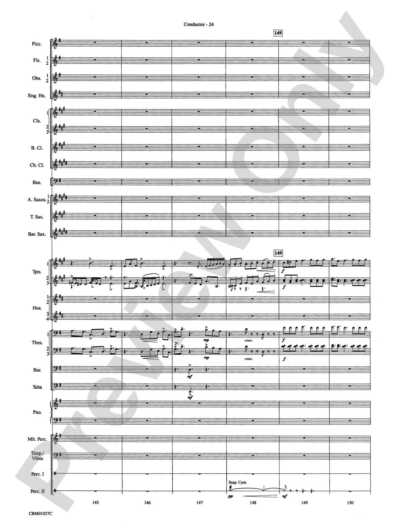 Harry Potter Symphonic Suite: Concert Band Conductor Score & Parts