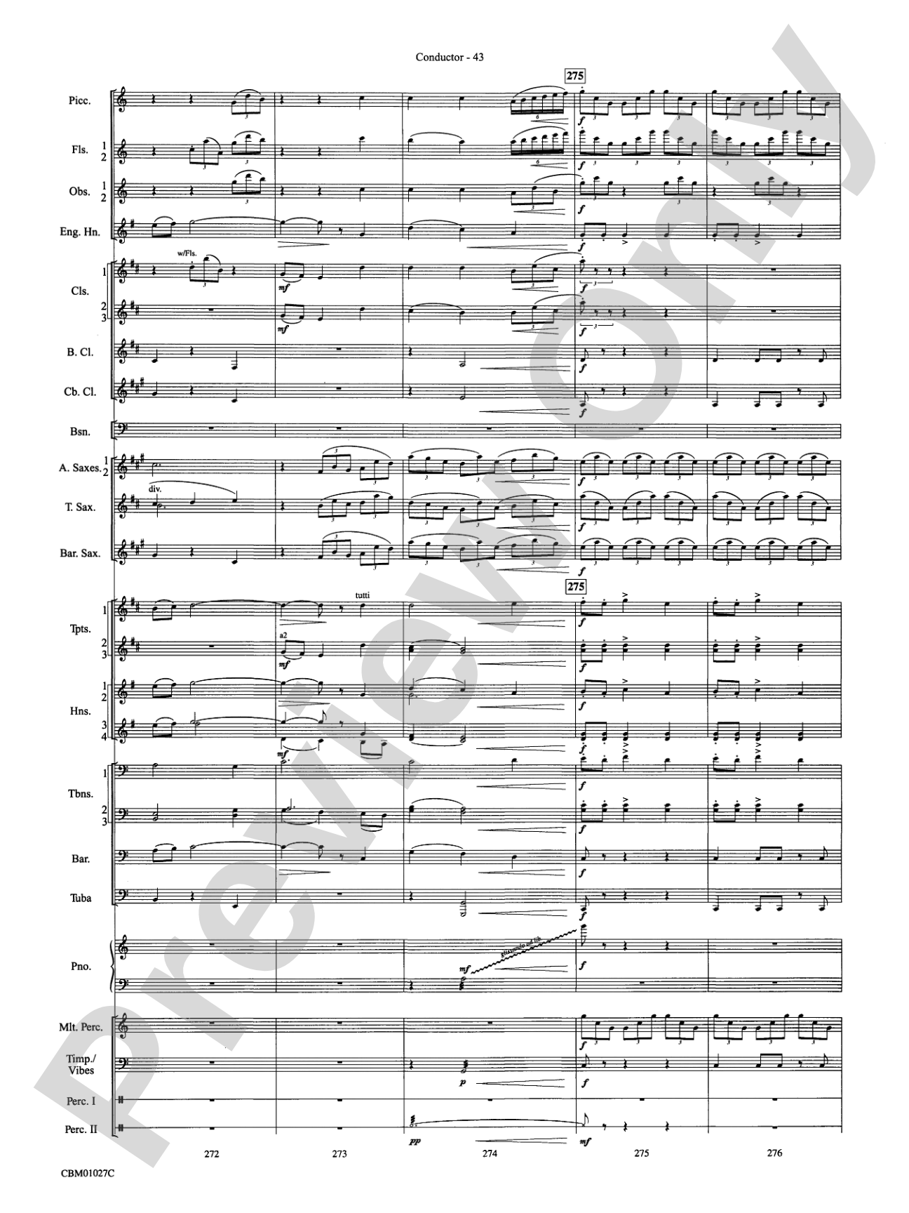 Harry Potter Symphonic Suite: Concert Band Conductor Score & Parts