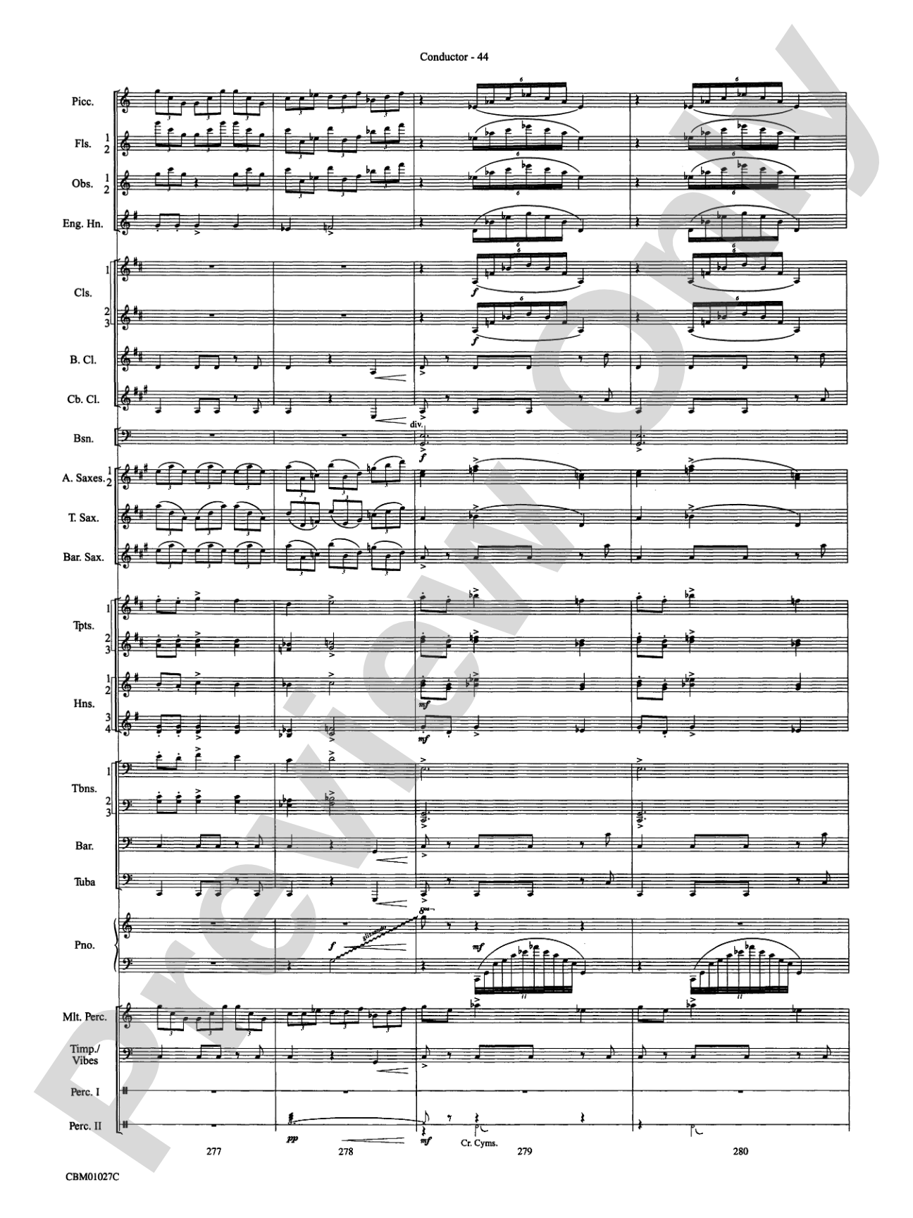 Harry Potter Symphonic Suite: Concert Band Conductor Score & Parts