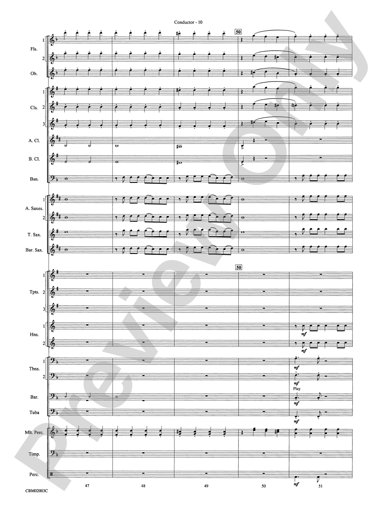 Mamma Mia! -- Highlights from the Broadway Musical: Concert Band Conductor Score & Parts