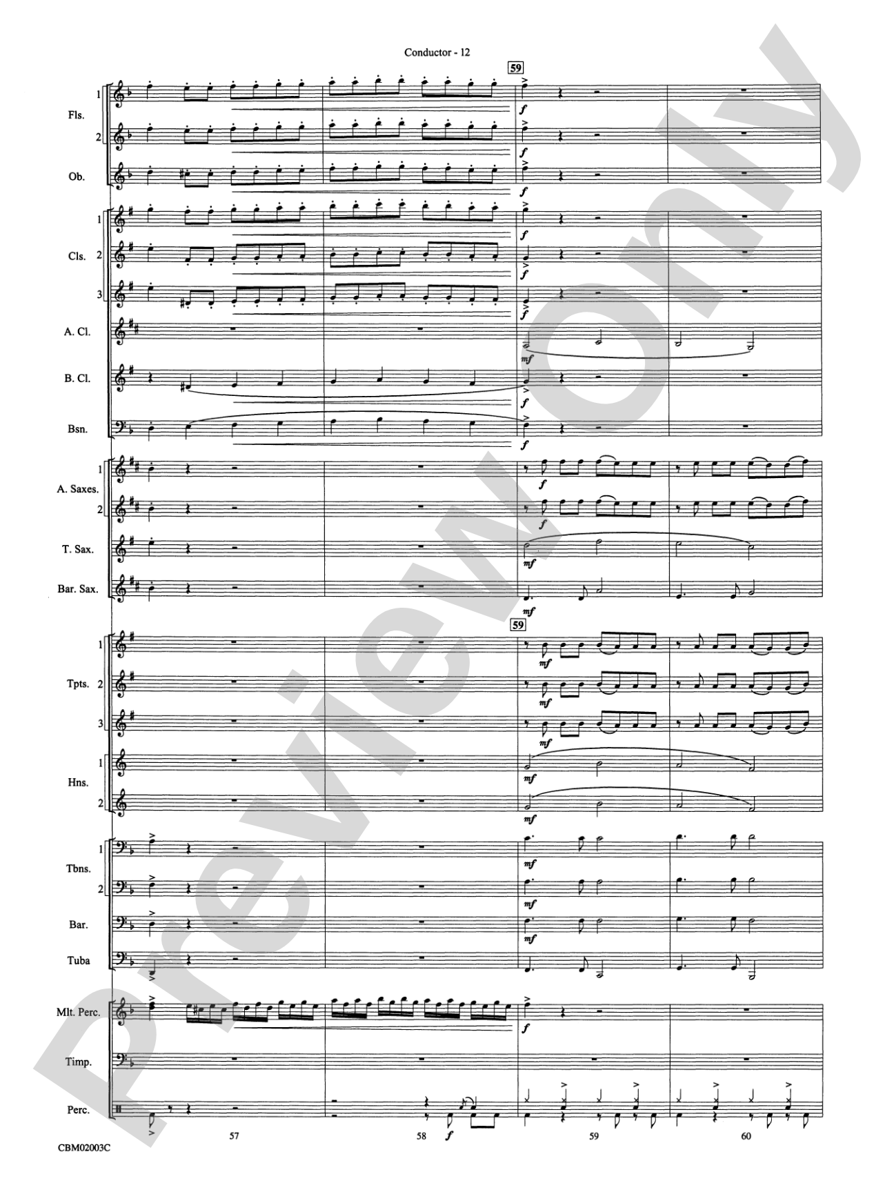 Mamma Mia! -- Highlights from the Broadway Musical: Concert Band Conductor Score & Parts