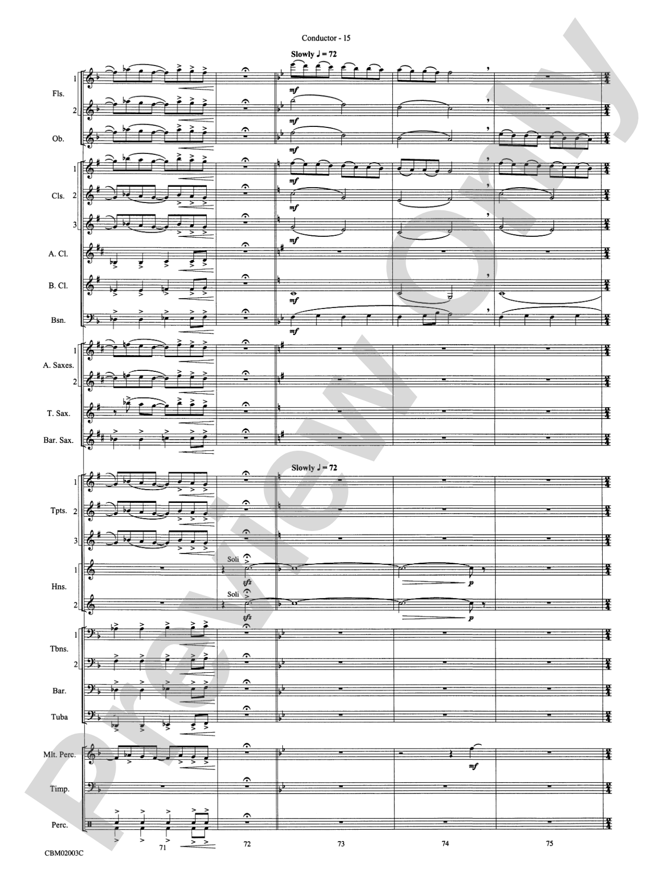 Mamma Mia! -- Highlights from the Broadway Musical: Concert Band Conductor Score & Parts