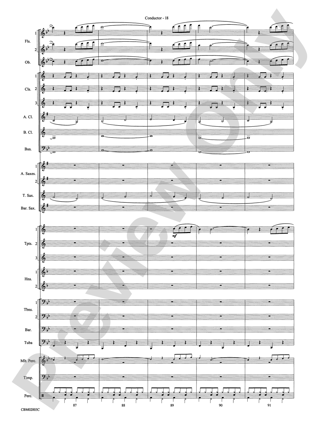 Mamma Mia! -- Highlights from the Broadway Musical: Concert Band Conductor Score & Parts