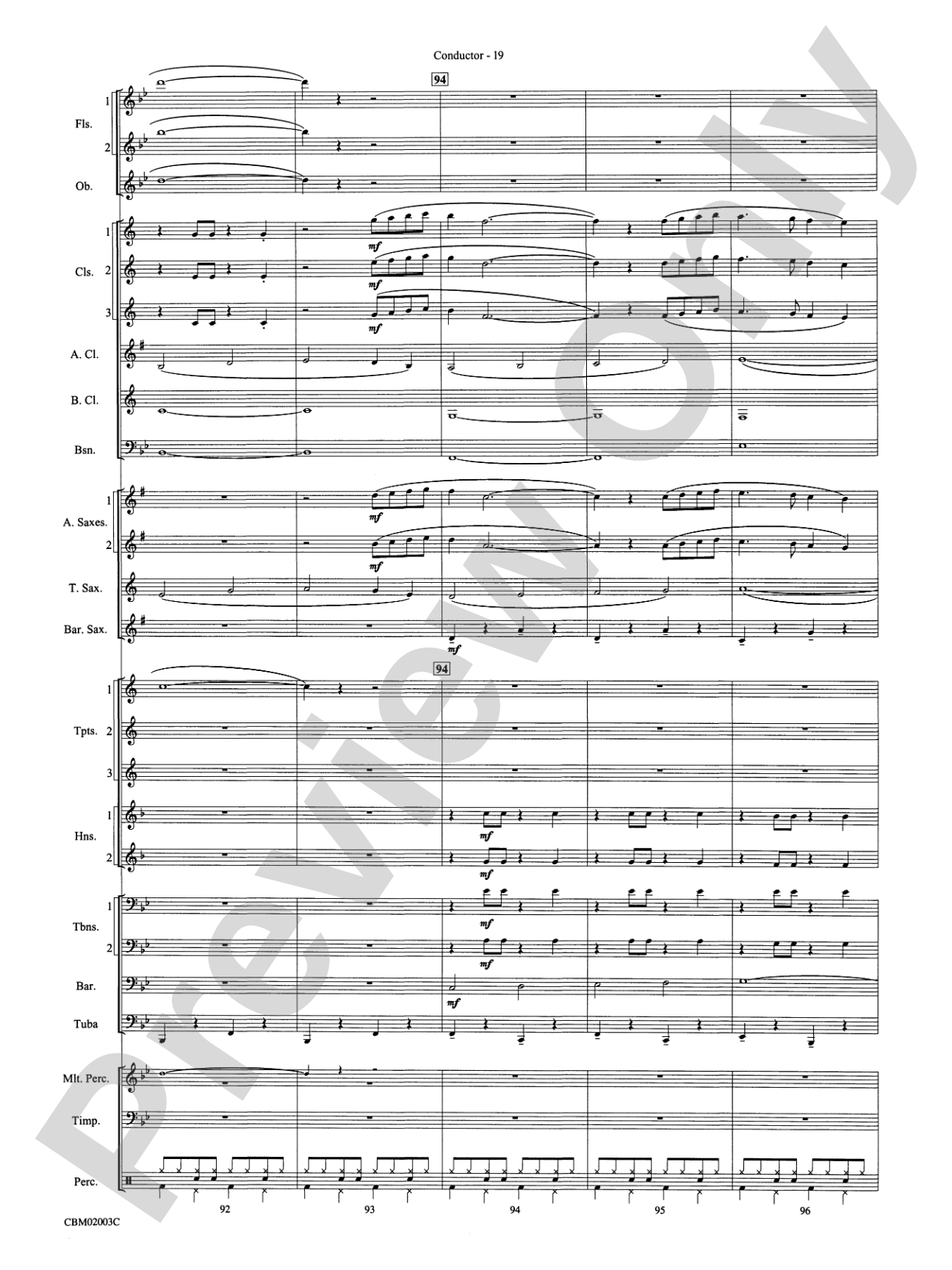 Mamma Mia! -- Highlights from the Broadway Musical: Concert Band Conductor Score & Parts