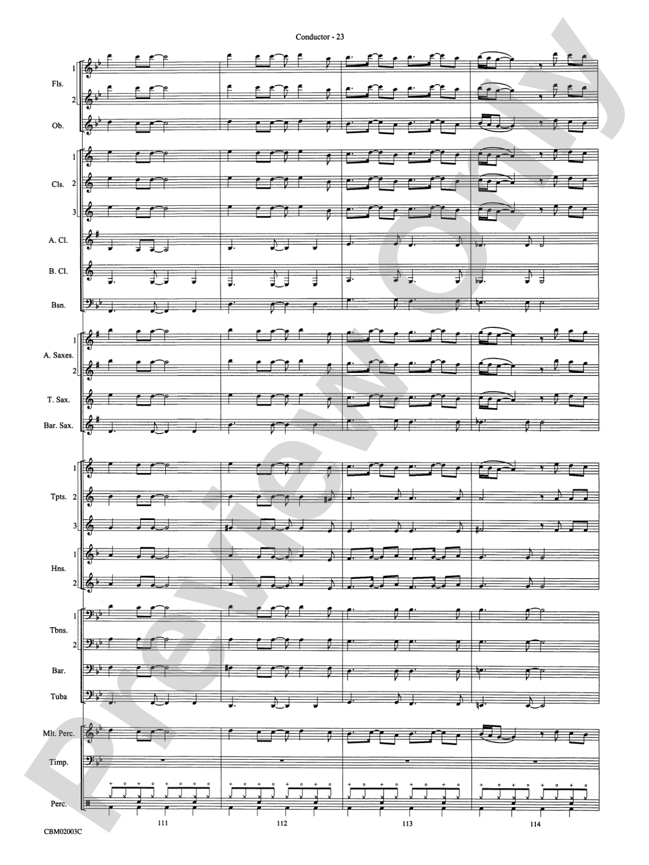 Mamma Mia! -- Highlights from the Broadway Musical: Concert Band Conductor Score & Parts