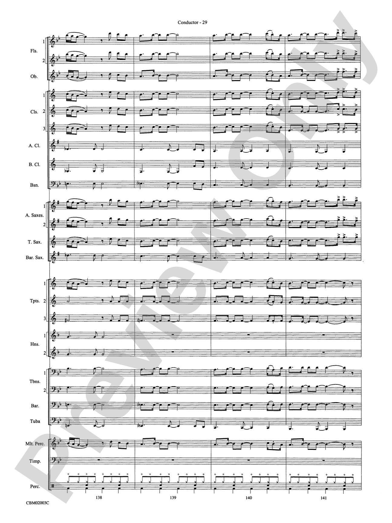 Mamma Mia! -- Highlights from the Broadway Musical: Concert Band Conductor Score & Parts