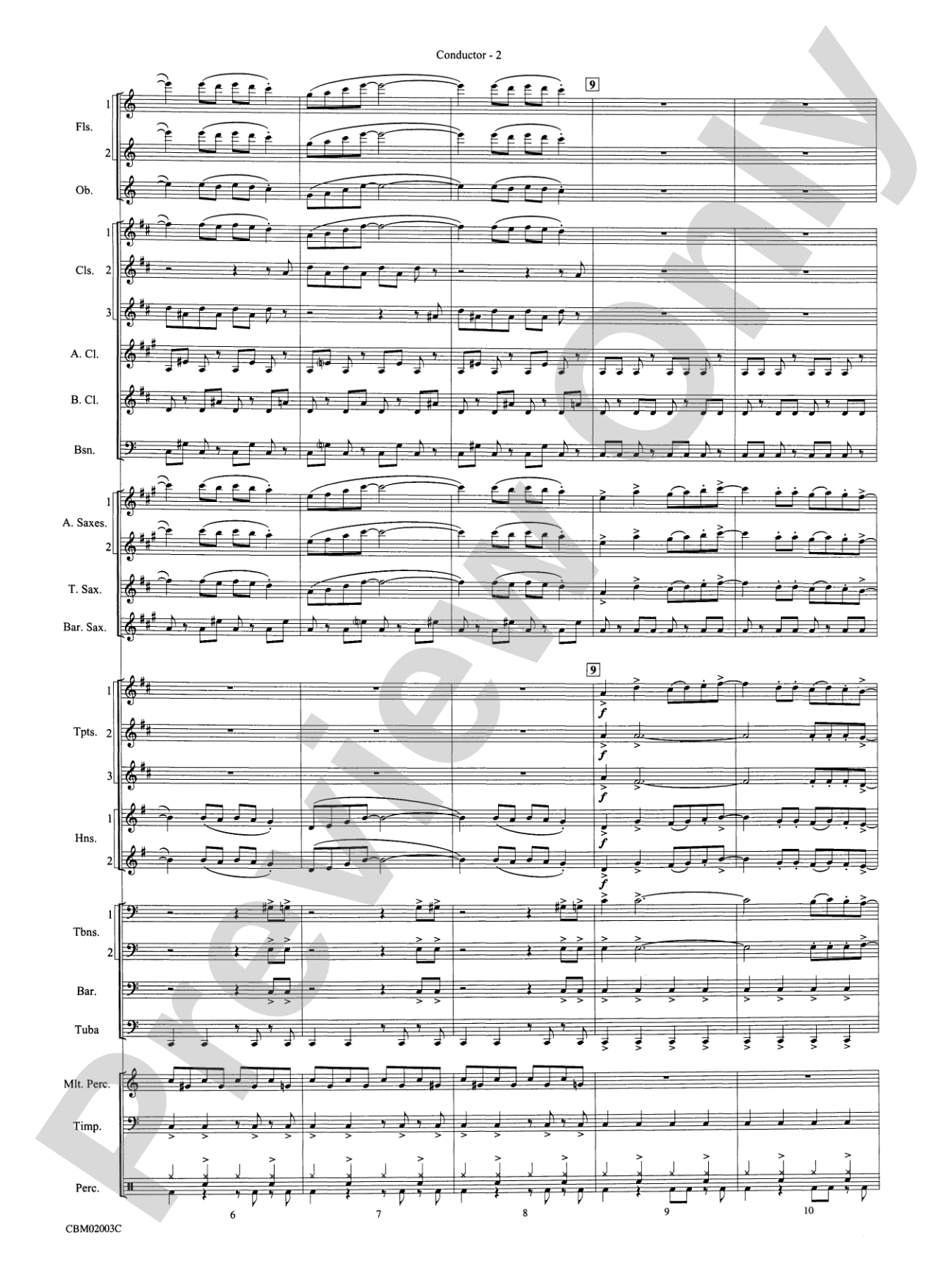 Mamma Mia! -- Highlights from the Broadway Musical: Concert Band Conductor Score & Parts