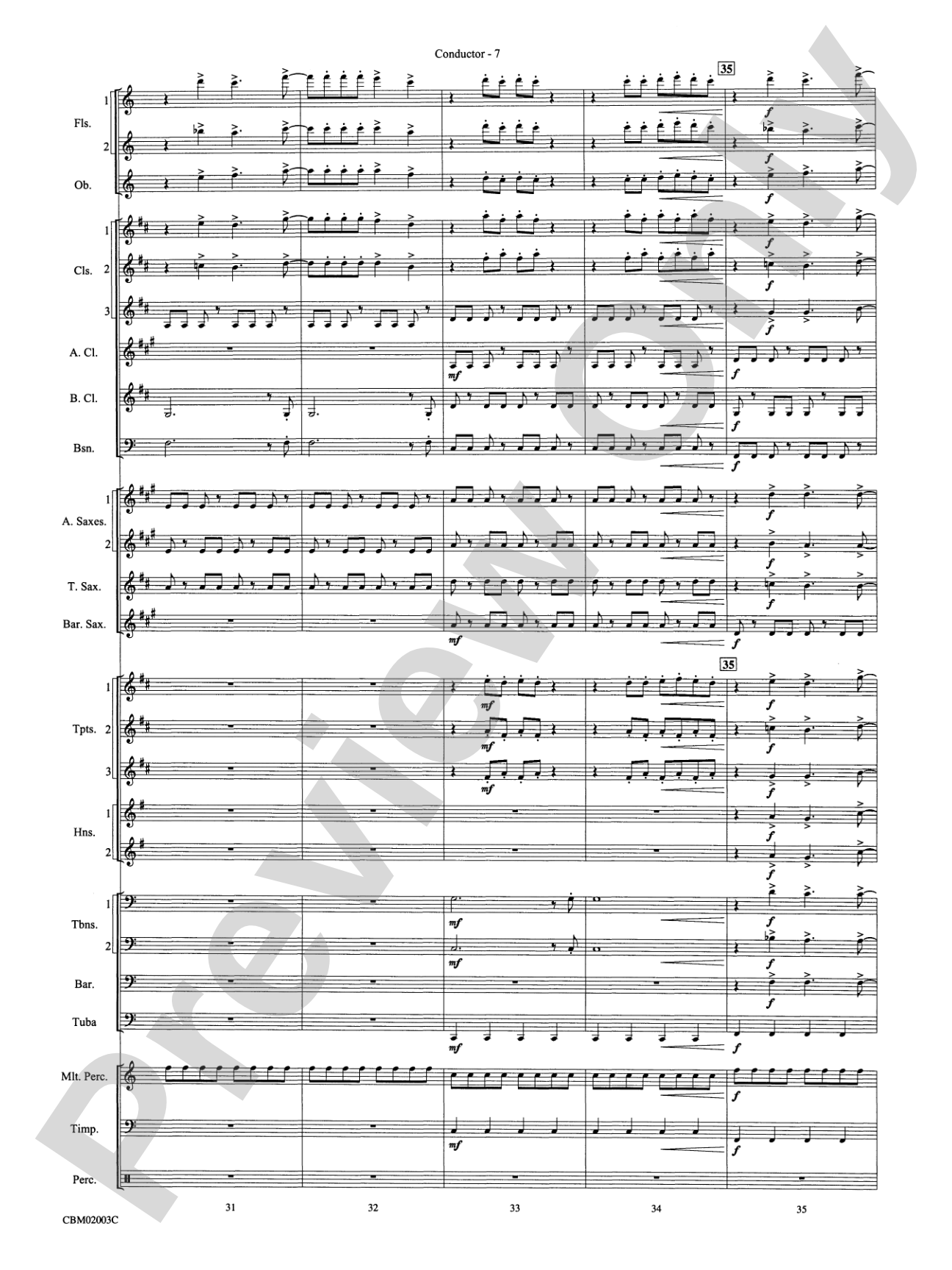 Mamma Mia! -- Highlights from the Broadway Musical: Concert Band Conductor Score & Parts