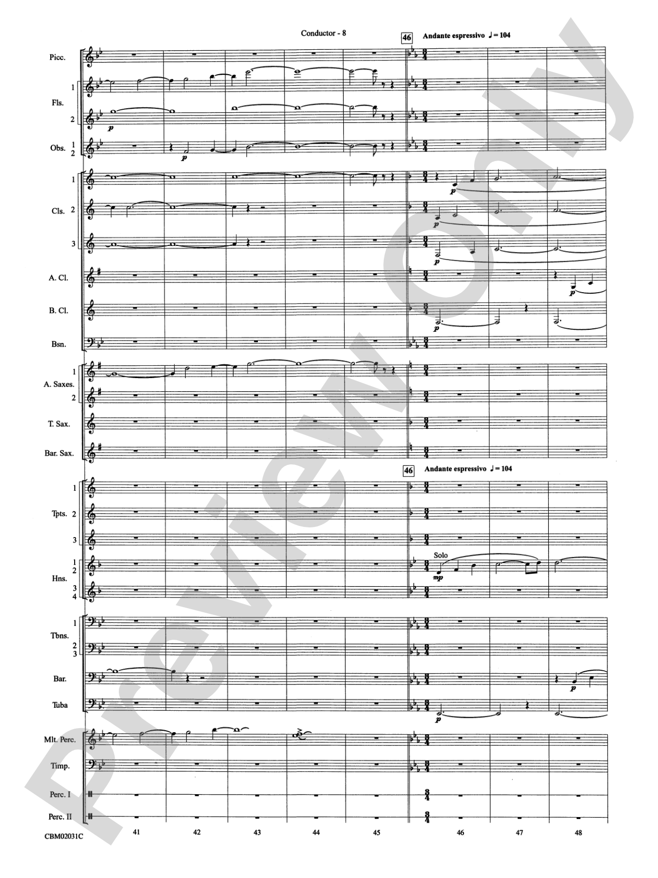 Band of Brothers, Symphonic Suite from: Concert Band Conductor Score & Parts