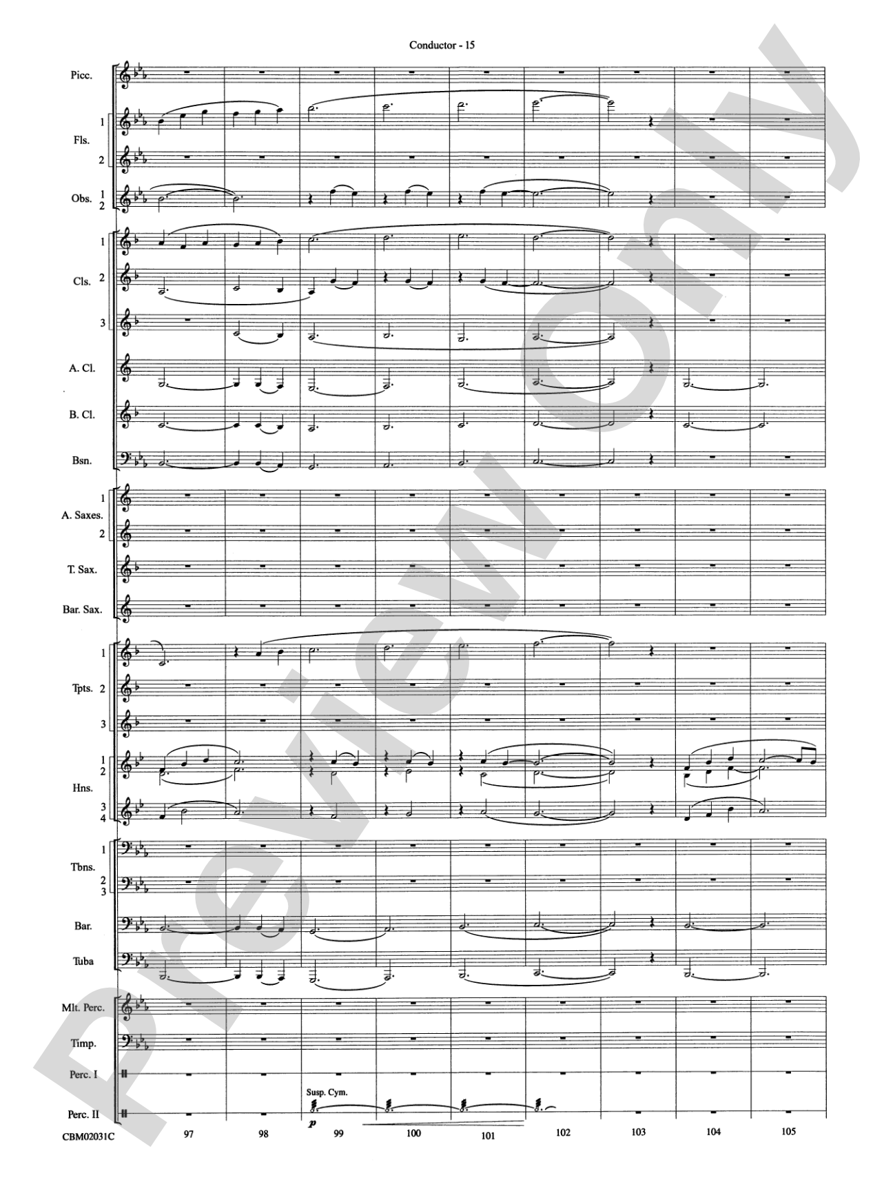 Band of Brothers, Symphonic Suite from: Concert Band Conductor Score & Parts