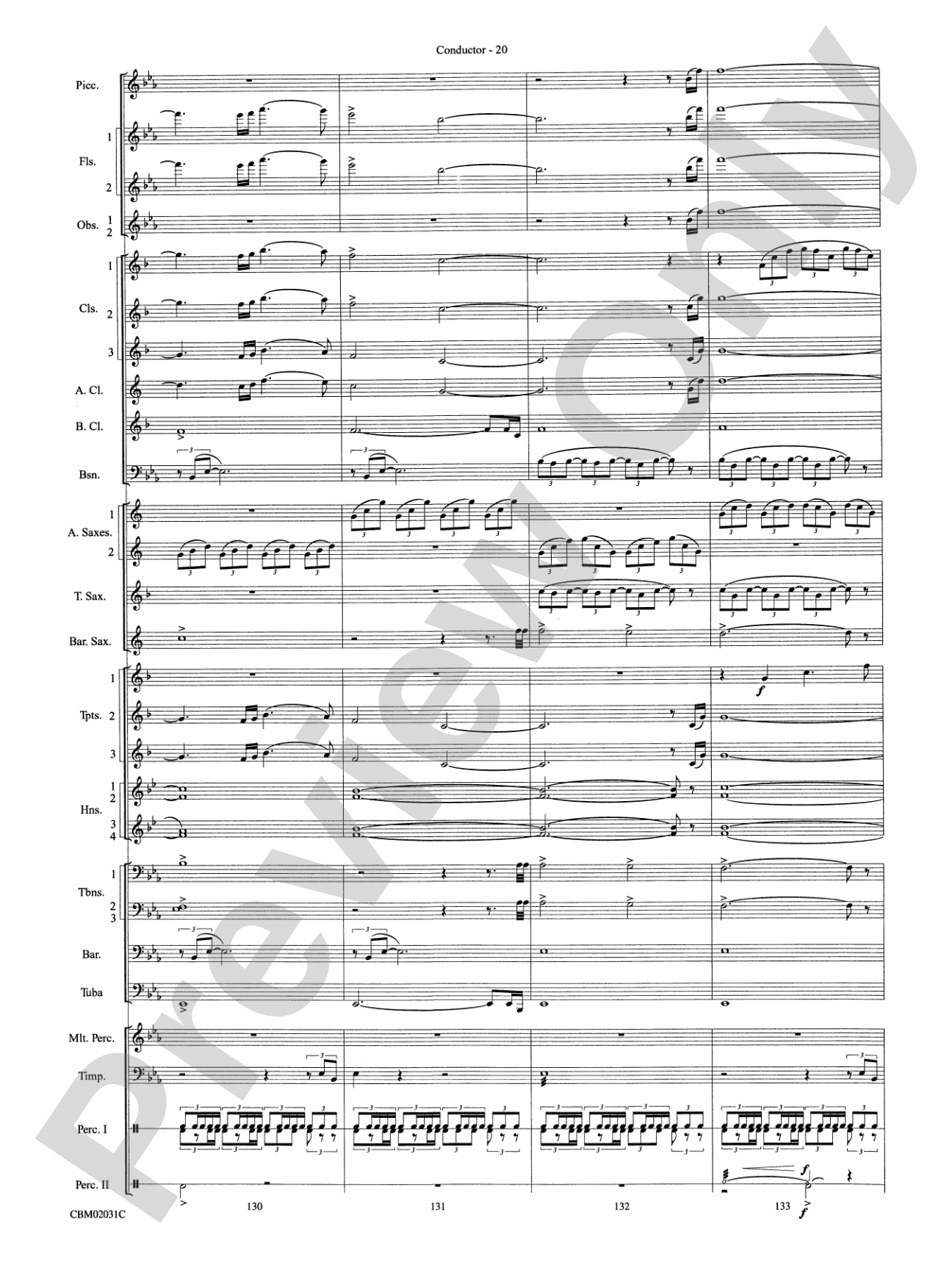Band of Brothers, Symphonic Suite from: Concert Band Conductor Score & Parts