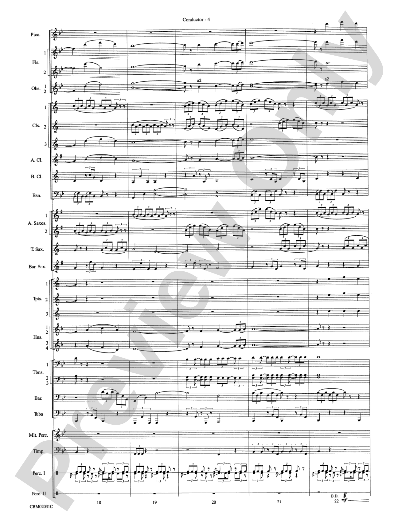 Band of Brothers, Symphonic Suite from: Concert Band Conductor Score & Parts