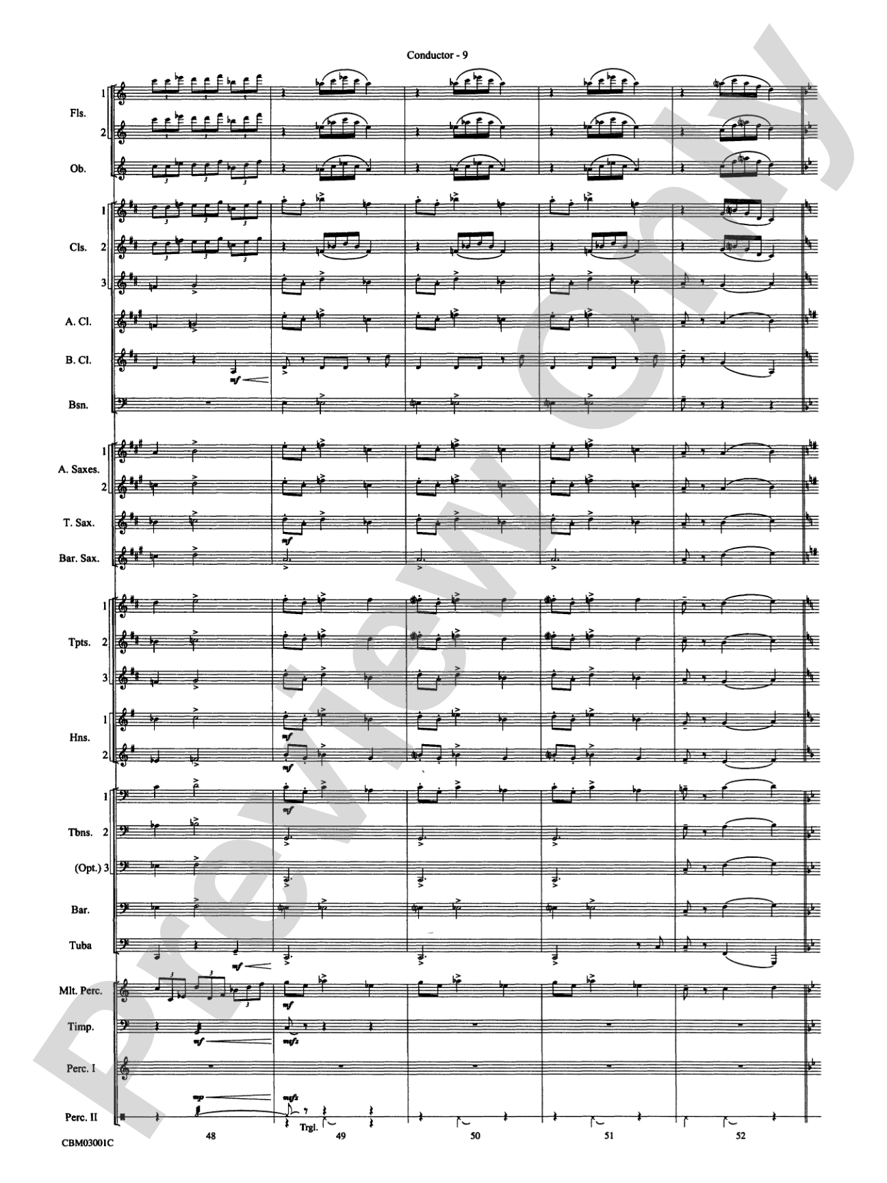 Harry's Wondrous World (from Harry Potter and the Chamber of Secrets): Concert Band Conductor Score & Parts