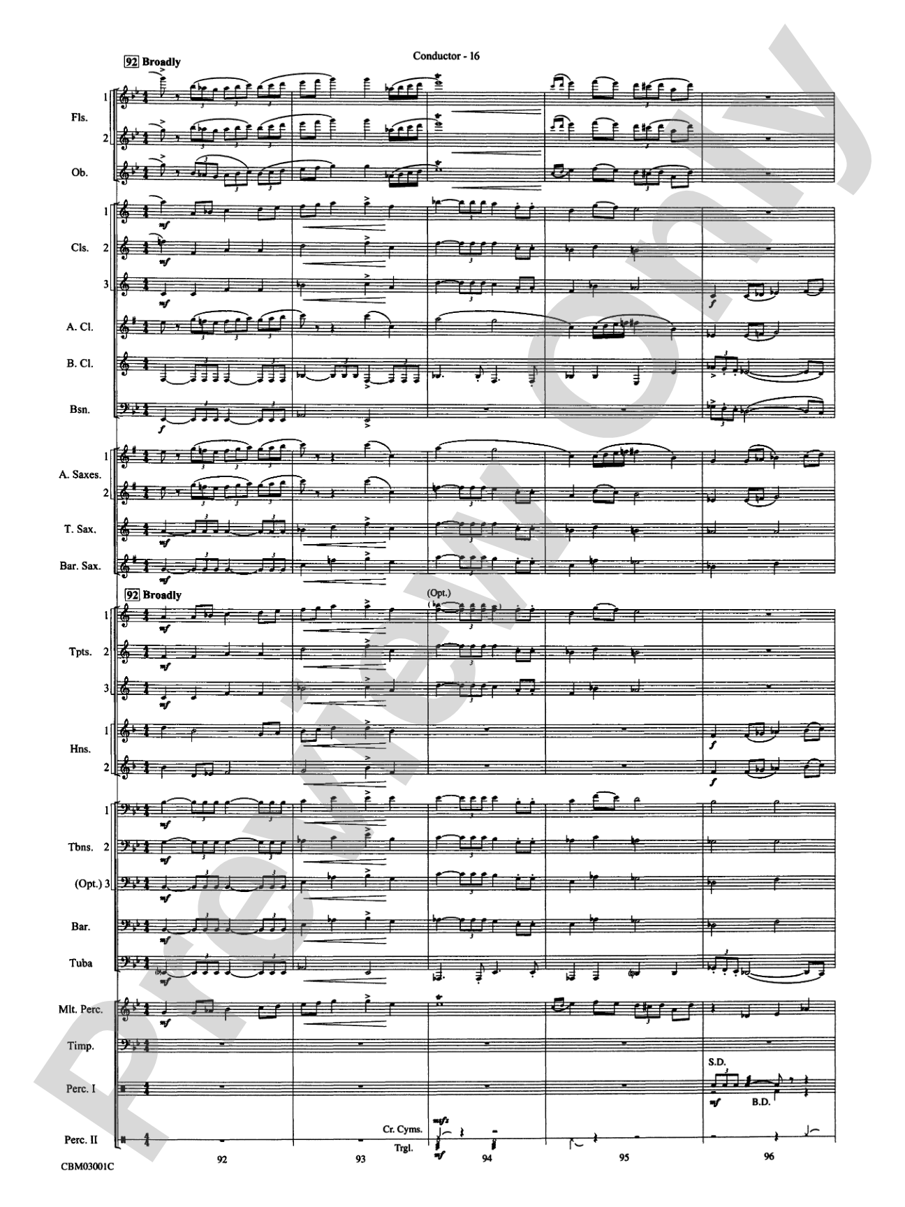Harry's Wondrous World (from Harry Potter and the Chamber of Secrets): Concert Band Conductor Score & Parts