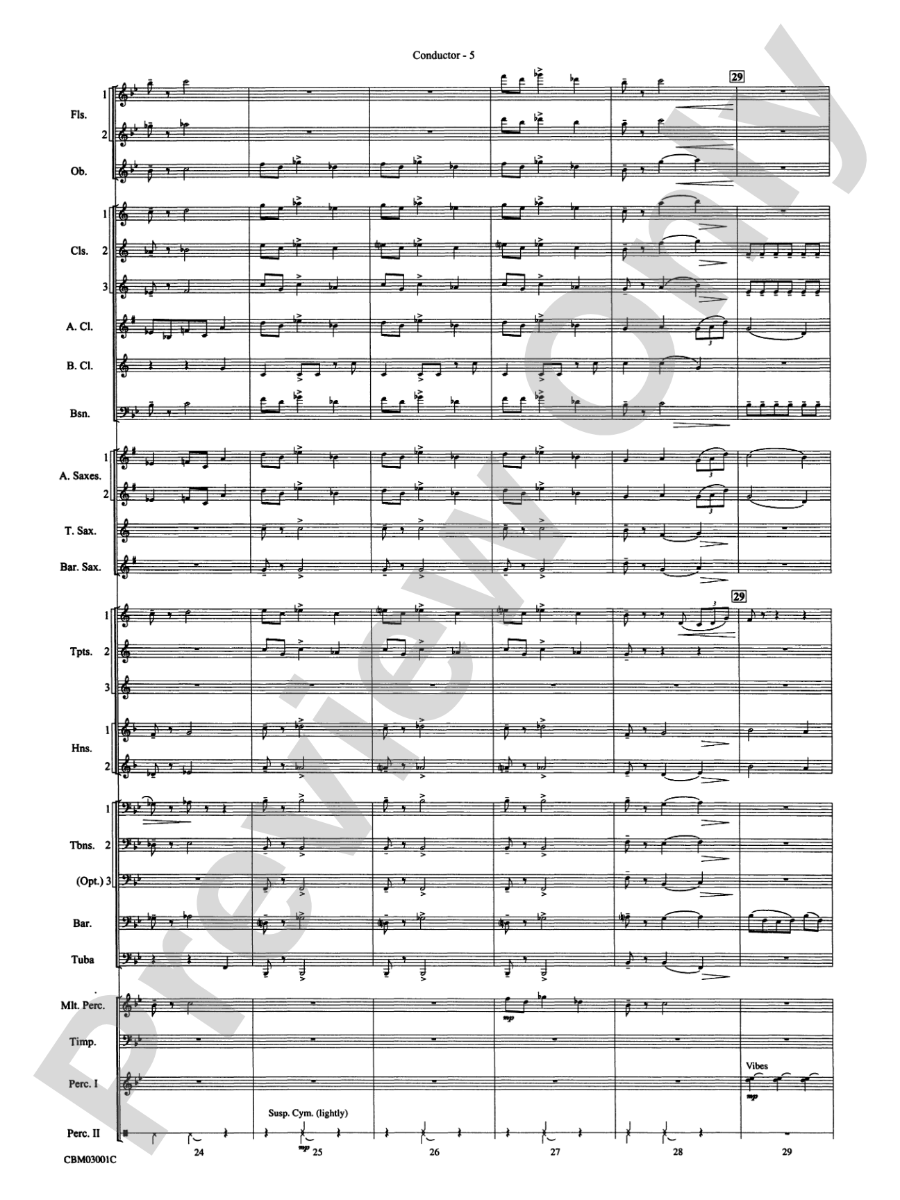 Harry's Wondrous World (from Harry Potter and the Chamber of Secrets): Concert Band Conductor Score & Parts