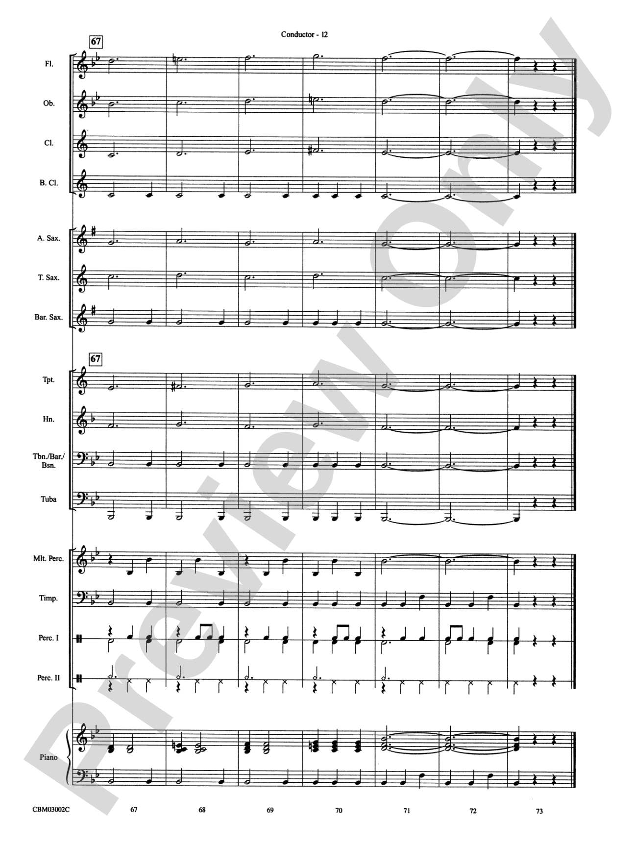 Fawkes the Phoenix (from Harry Potter and the Chamber of Secrets): Concert Band Conductor Score & Parts
