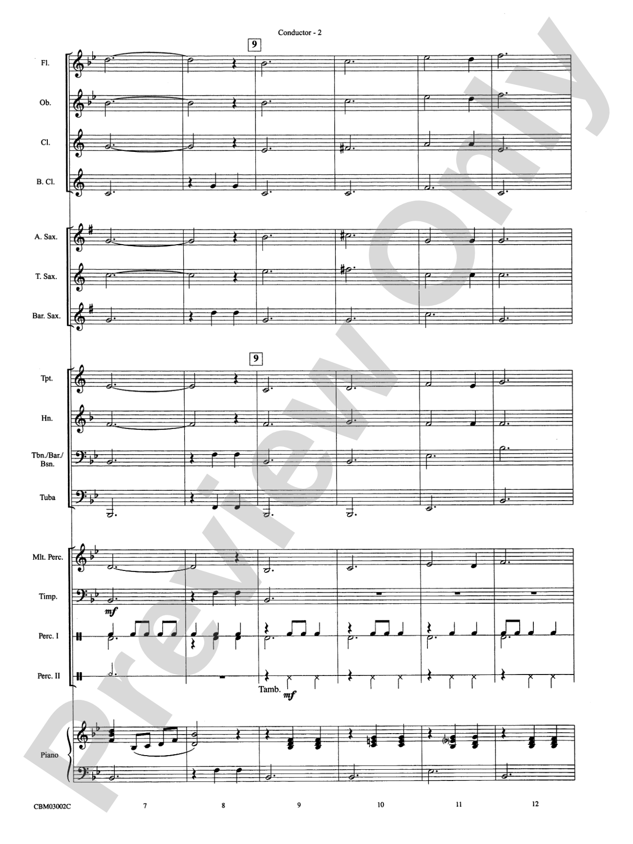 Fawkes the Phoenix (from Harry Potter and the Chamber of Secrets): Concert Band Conductor Score & Parts
