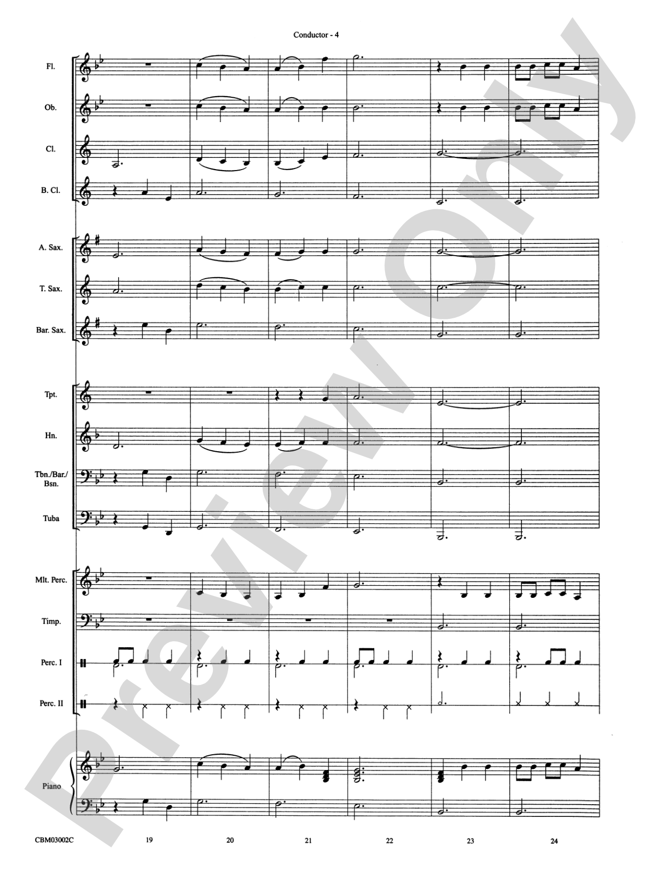 Fawkes the Phoenix (from Harry Potter and the Chamber of Secrets): Concert Band Conductor Score & Parts