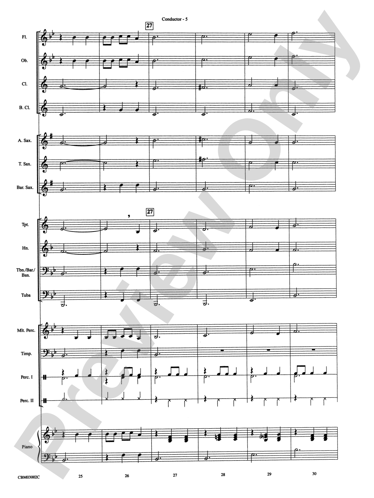 Fawkes the Phoenix (from Harry Potter and the Chamber of Secrets): Concert Band Conductor Score & Parts