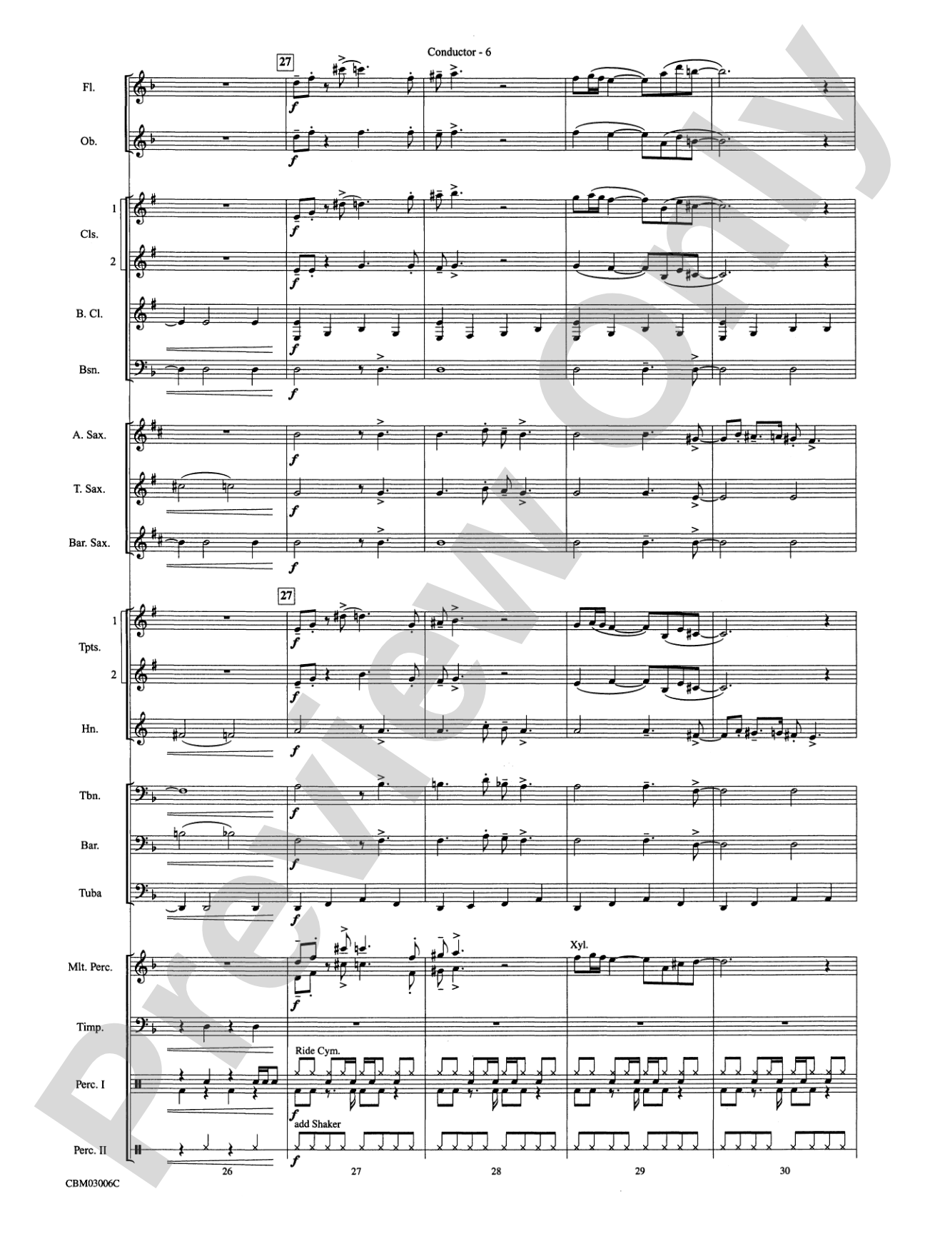 The James Bond Theme (from Die Another Day): Concert Band Conductor Score & Parts