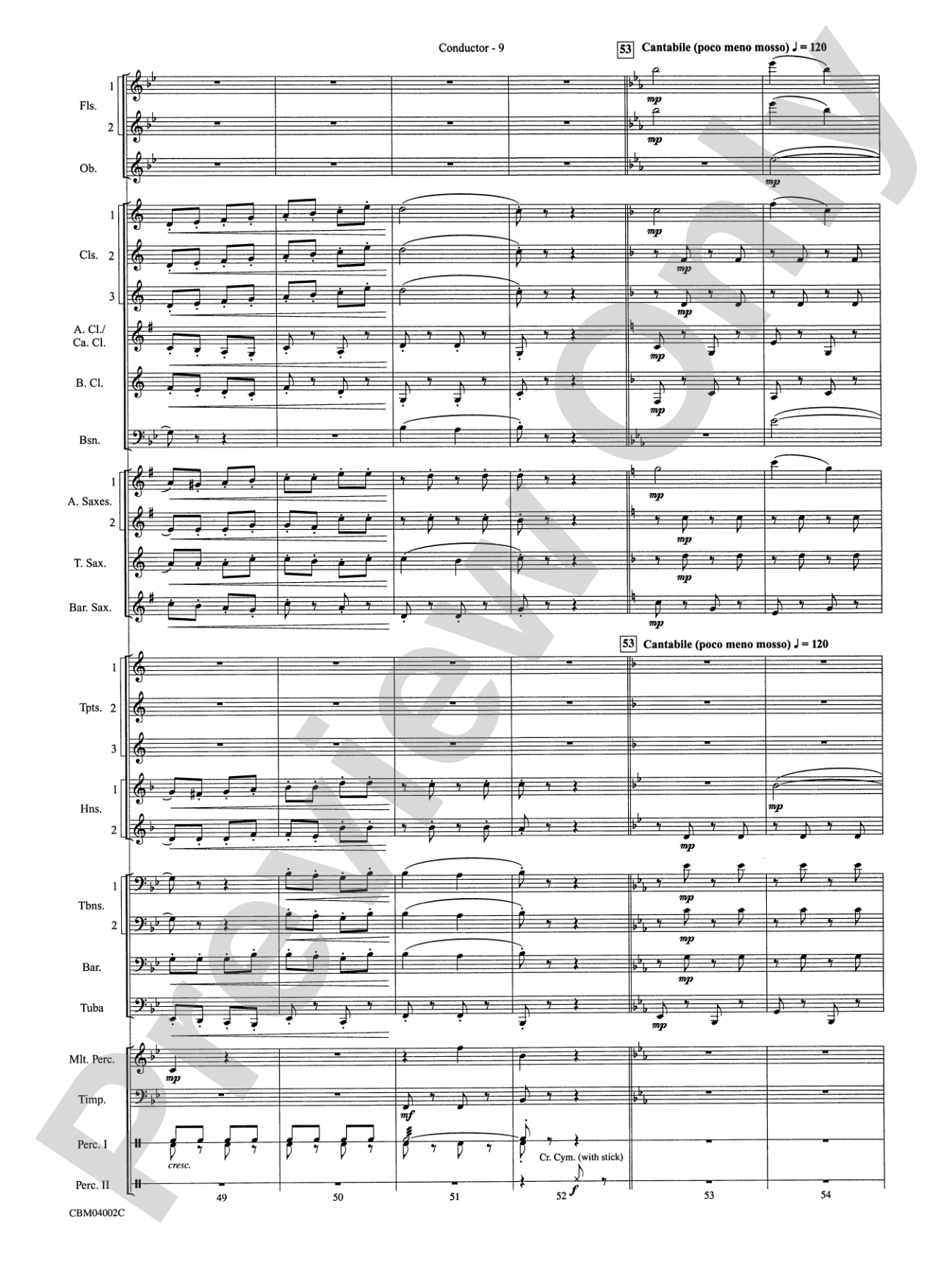 The Dam Busters Concert March: Concert Band Conductor Score & Parts