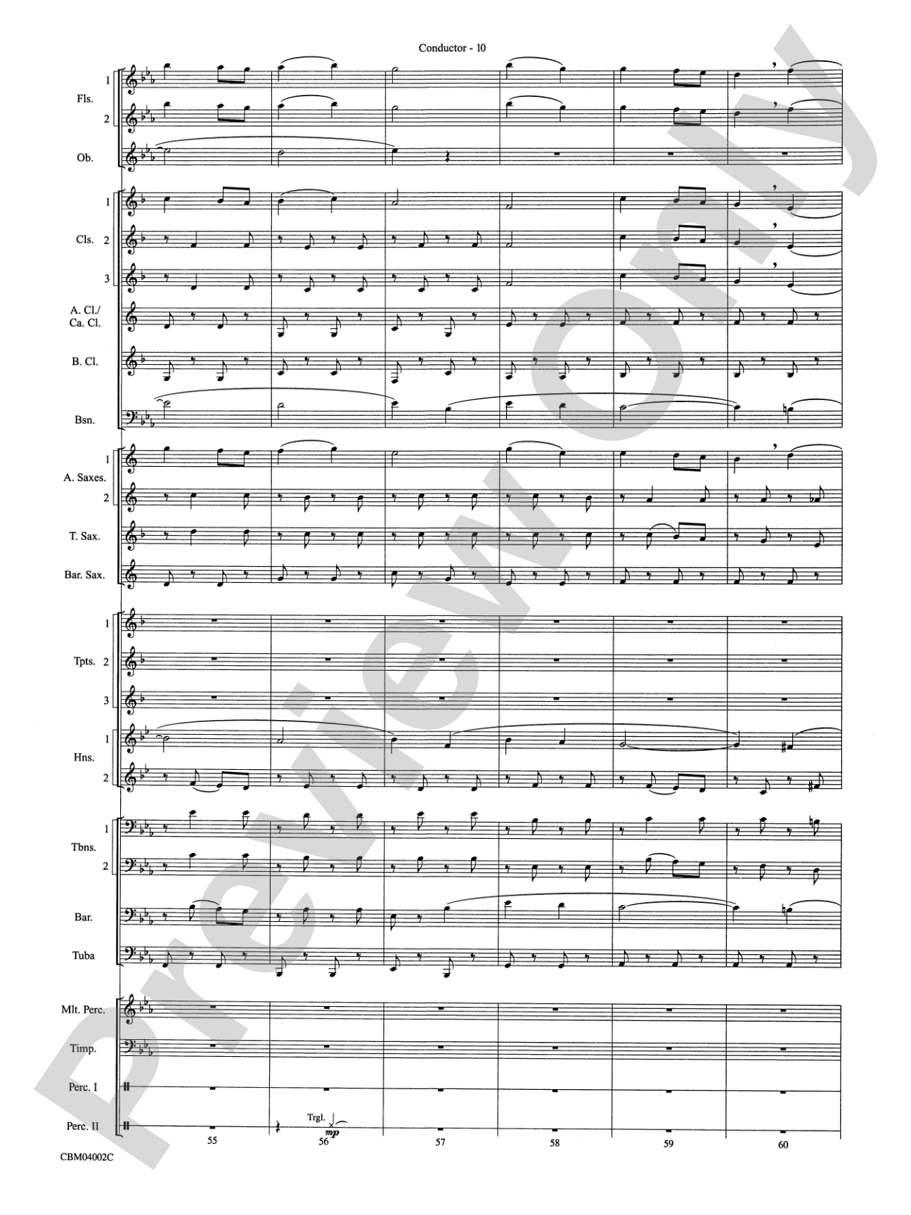The Dam Busters Concert March: Concert Band Conductor Score & Parts