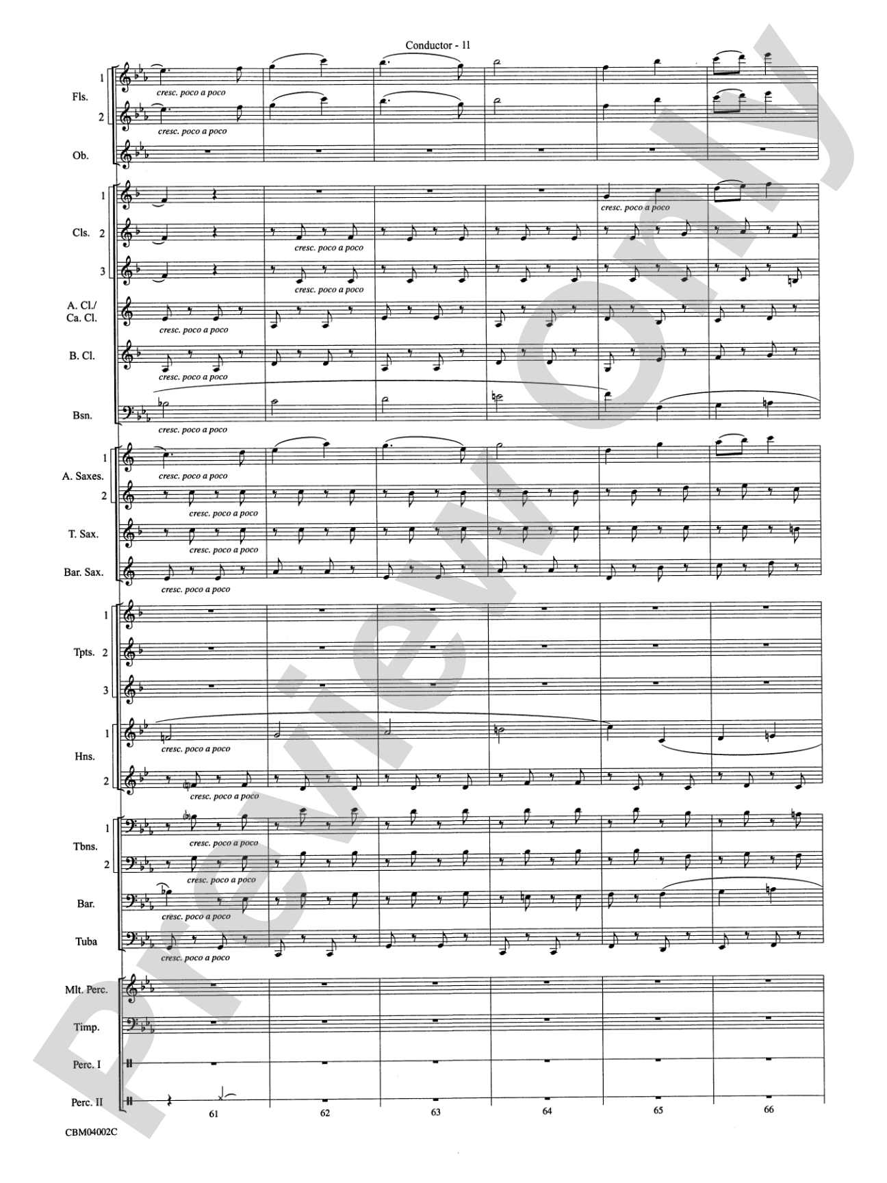 The Dam Busters Concert March: Concert Band Conductor Score & Parts