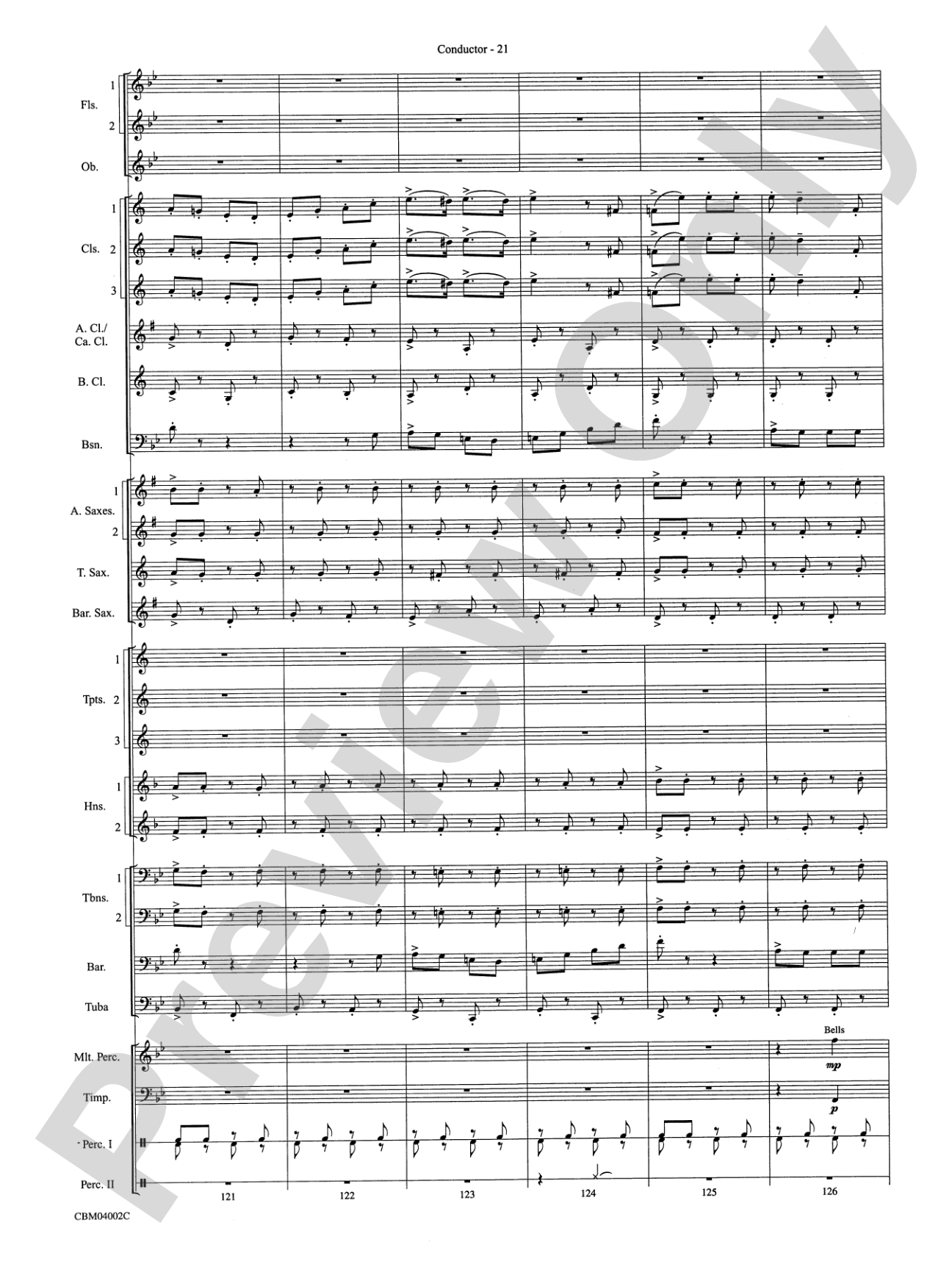 The Dam Busters Concert March: Concert Band Conductor Score & Parts