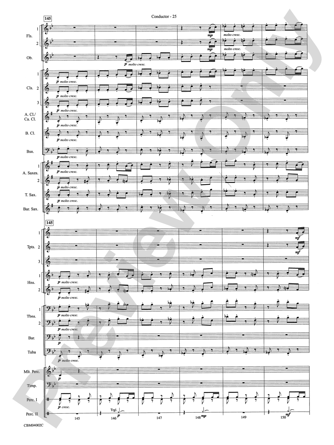 The Dam Busters Concert March: Concert Band Conductor Score & Parts