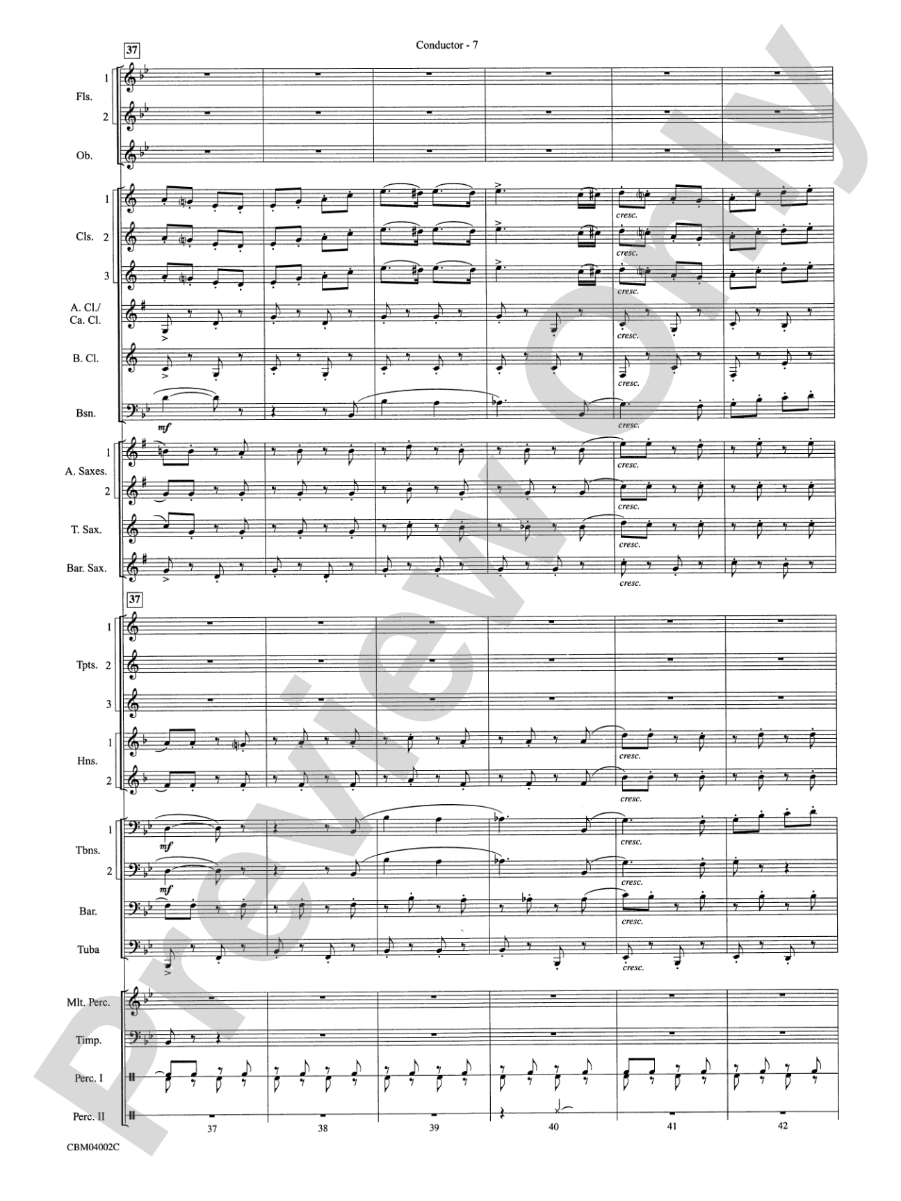 The Dam Busters Concert March: Concert Band Conductor Score & Parts