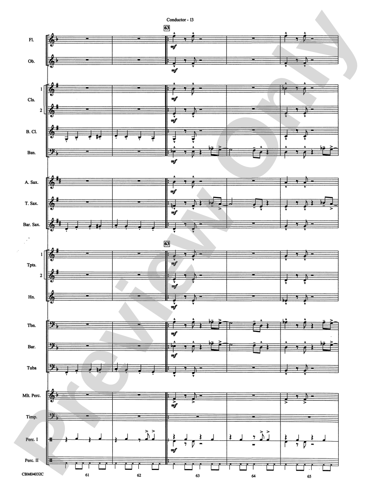 The Polar Express, Selections from: Concert Band Conductor Score & Parts