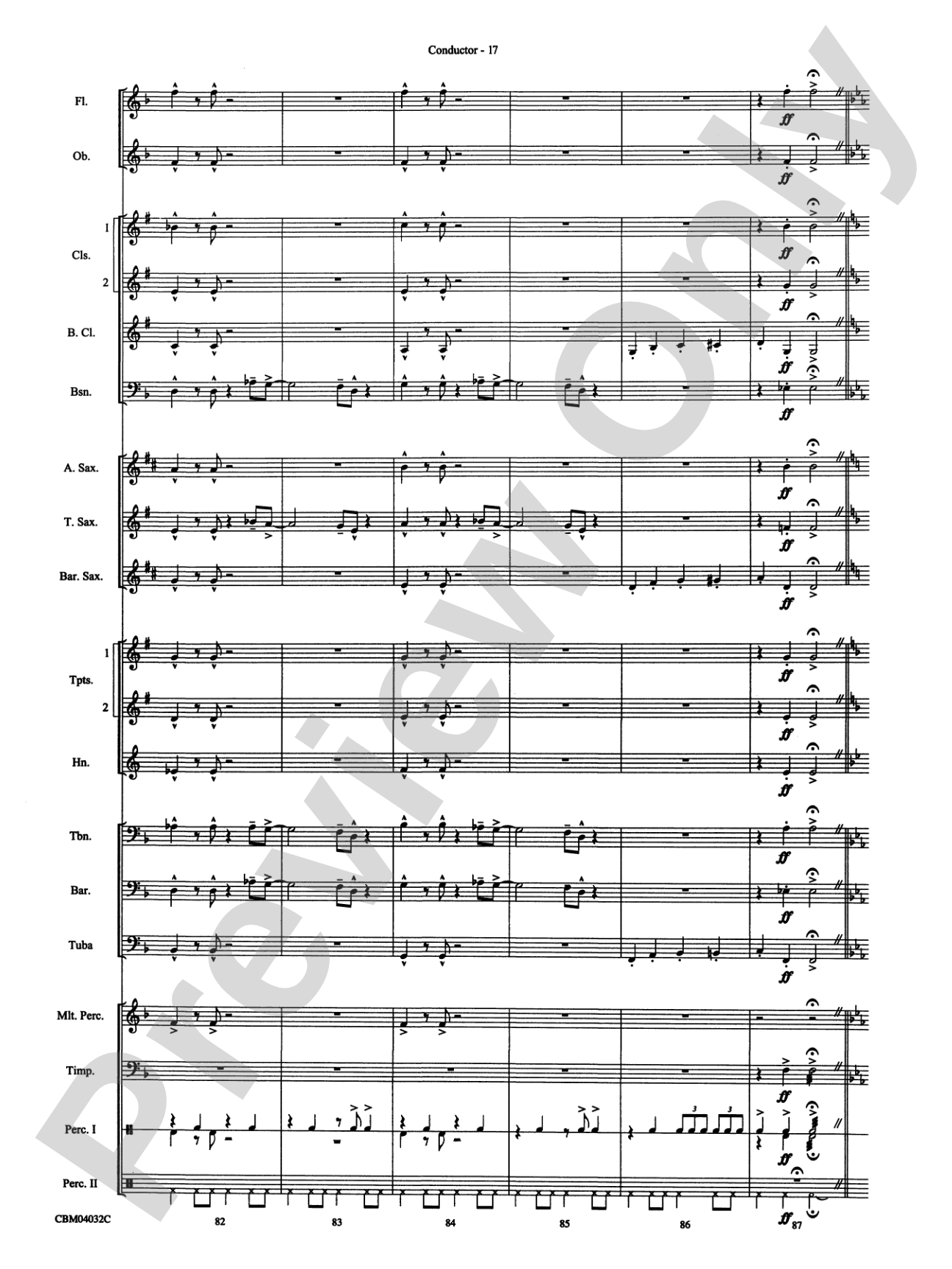 The Polar Express, Selections from: Concert Band Conductor Score & Parts
