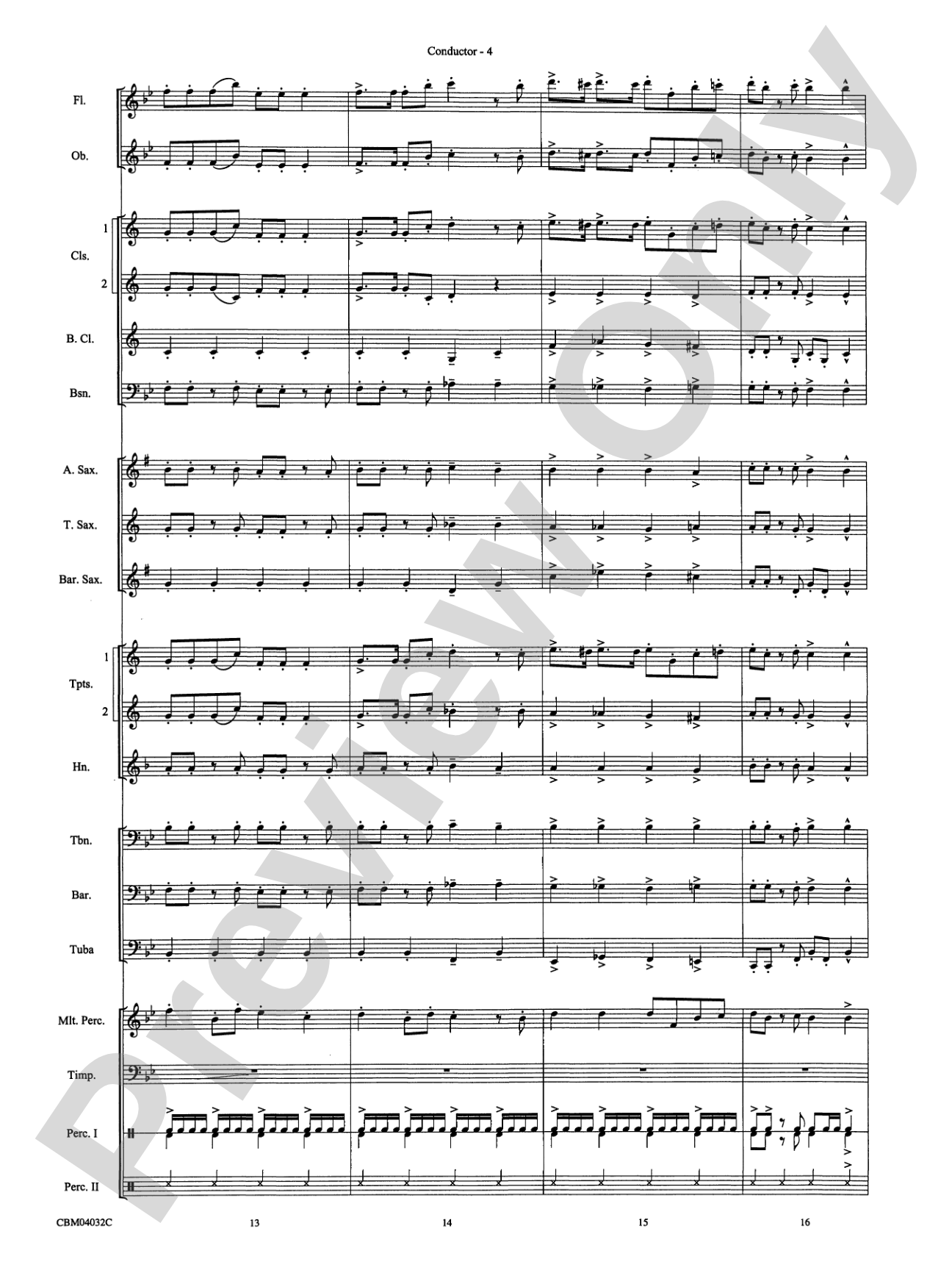 The Polar Express, Selections from: Concert Band Conductor Score & Parts