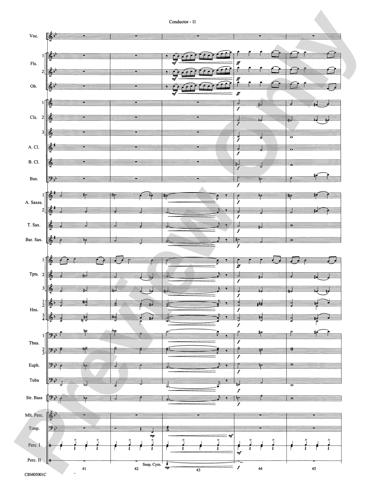 Have Yourself a Merry Little Christmas (Vocal Solo with Opt. E-Flat Alto Saxophone Solo or B-Flat Trumpet Solo): Concert Band Conductor Score & Parts