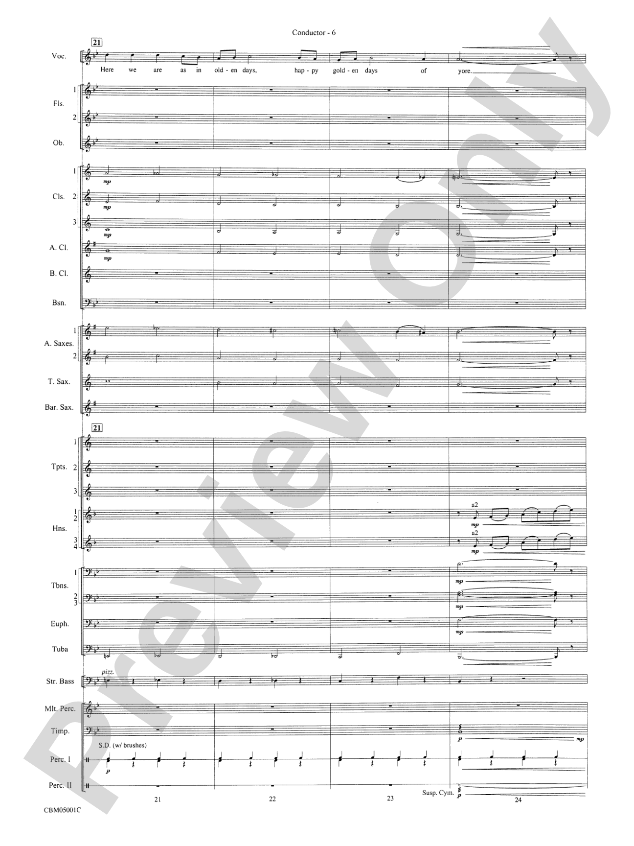 Have Yourself a Merry Little Christmas (Vocal Solo with Opt. E-Flat Alto Saxophone Solo or B-Flat Trumpet Solo): Concert Band Conductor Score & Parts